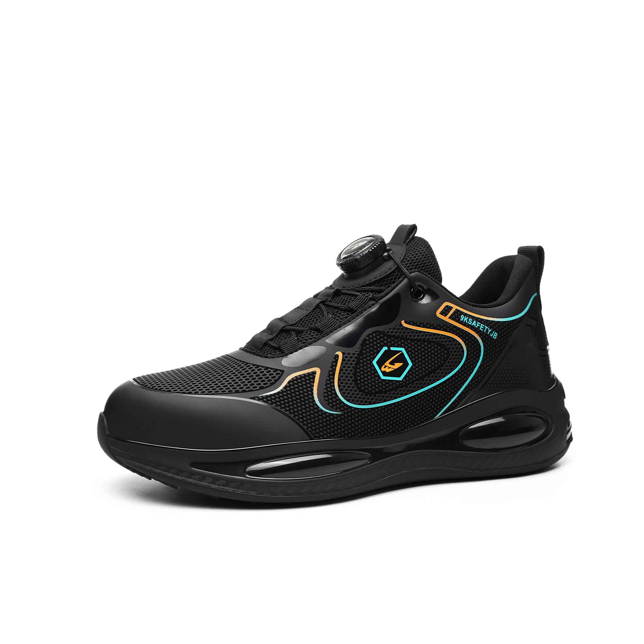 Women's Shock Absorbing Steel Toe Shoes - Cushioned Comfort | B304