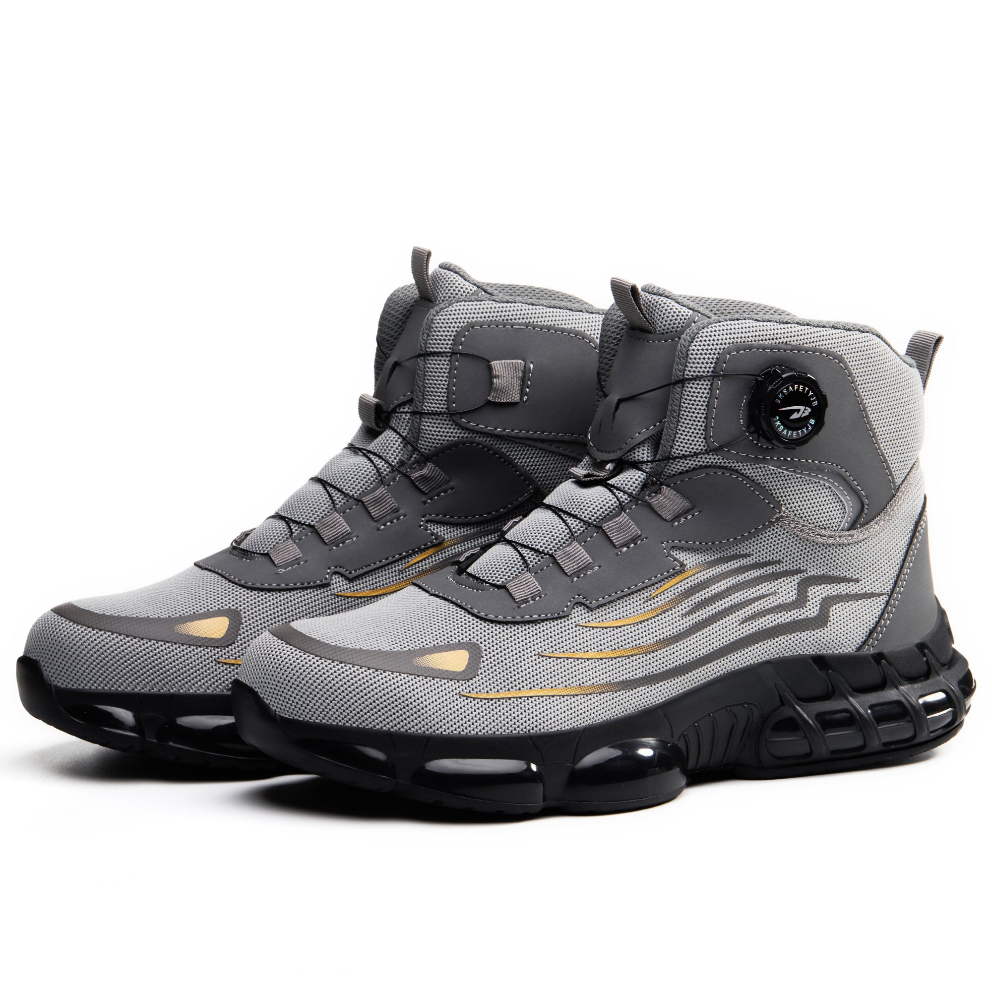 Women's Steel Toe Breathable Work Boots - Dial Lacing | B354