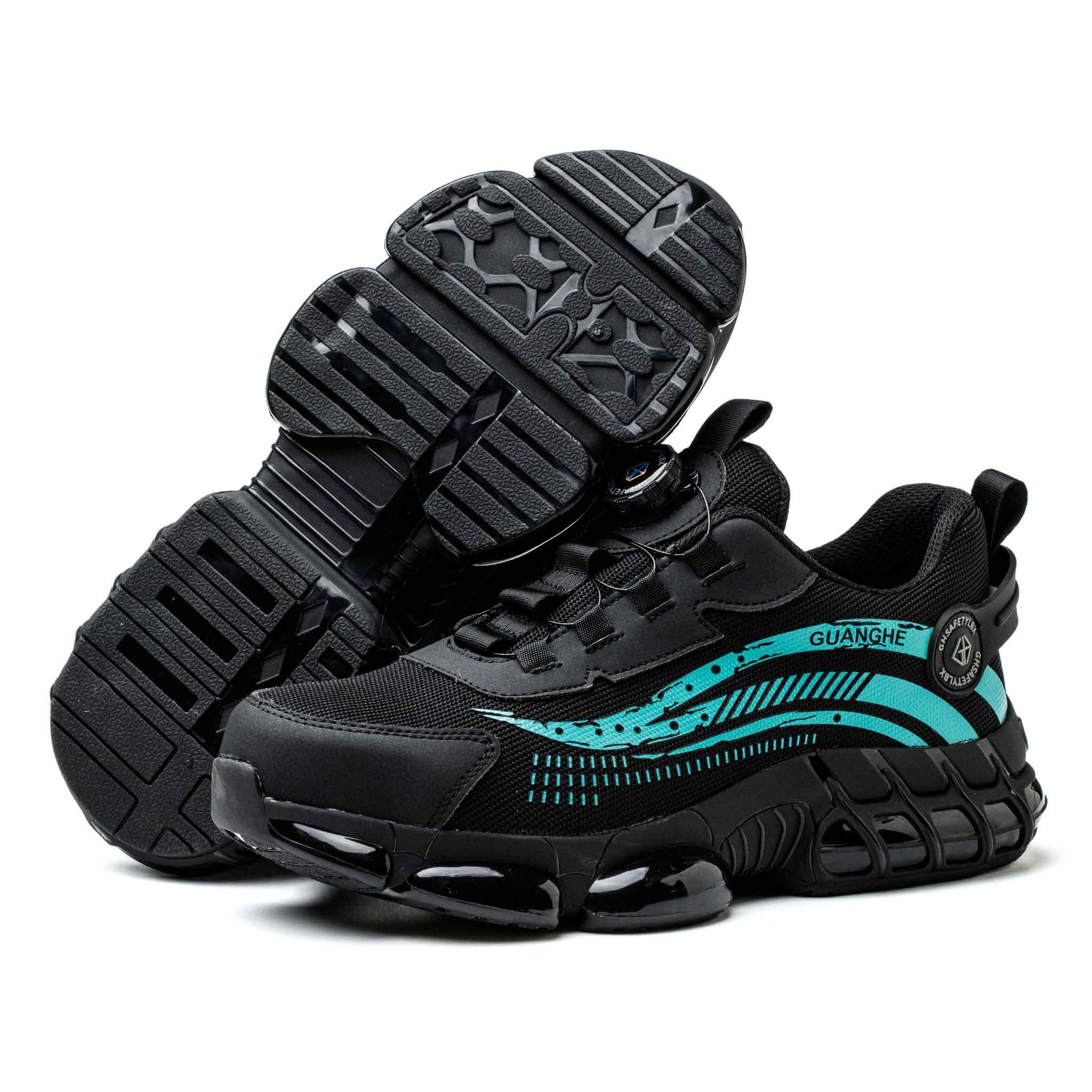 Women's Breathable Steel Toe Sneakers - Knob Lacing System | B292