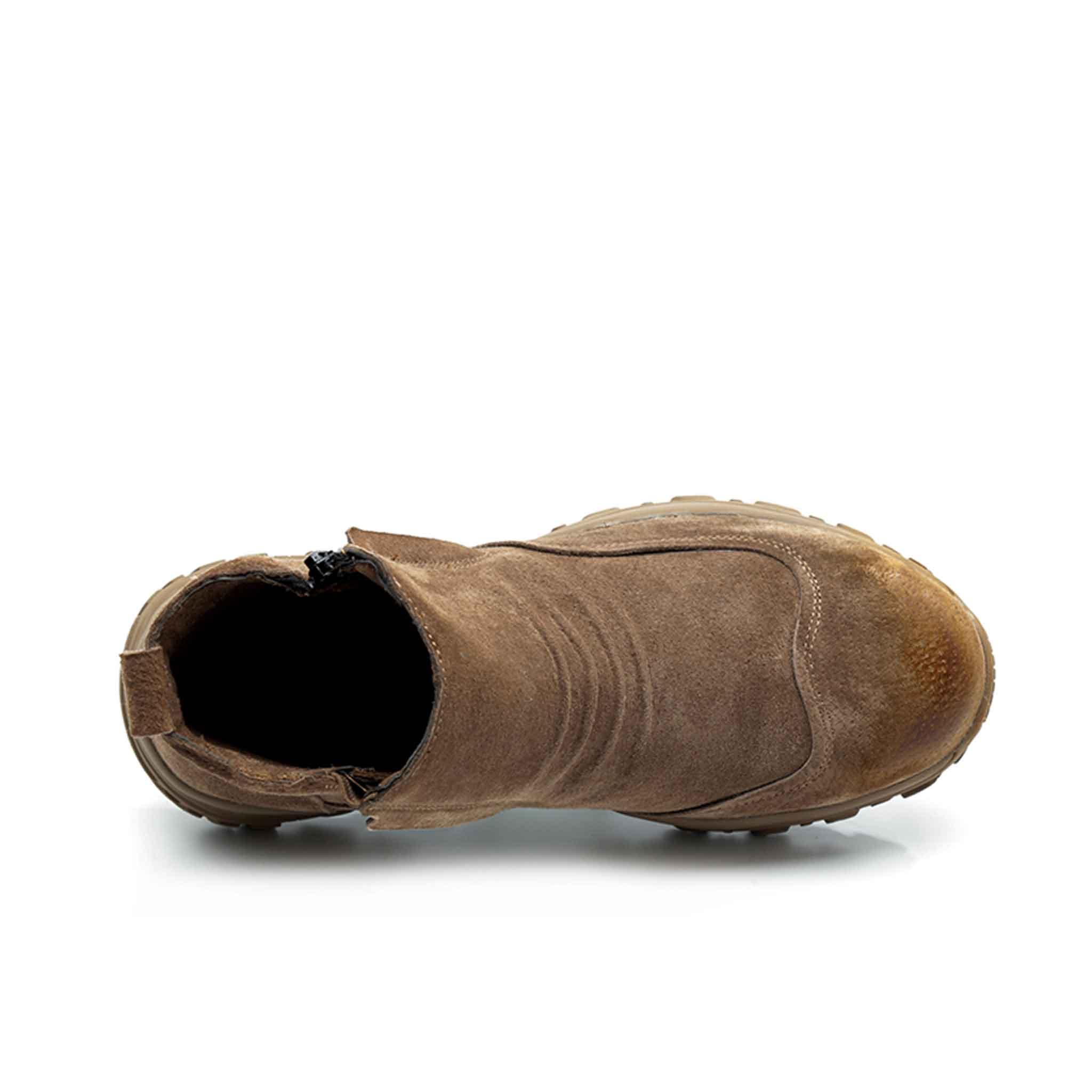 Women's Steel Toe Chelsea Boots - Side Zip | B258