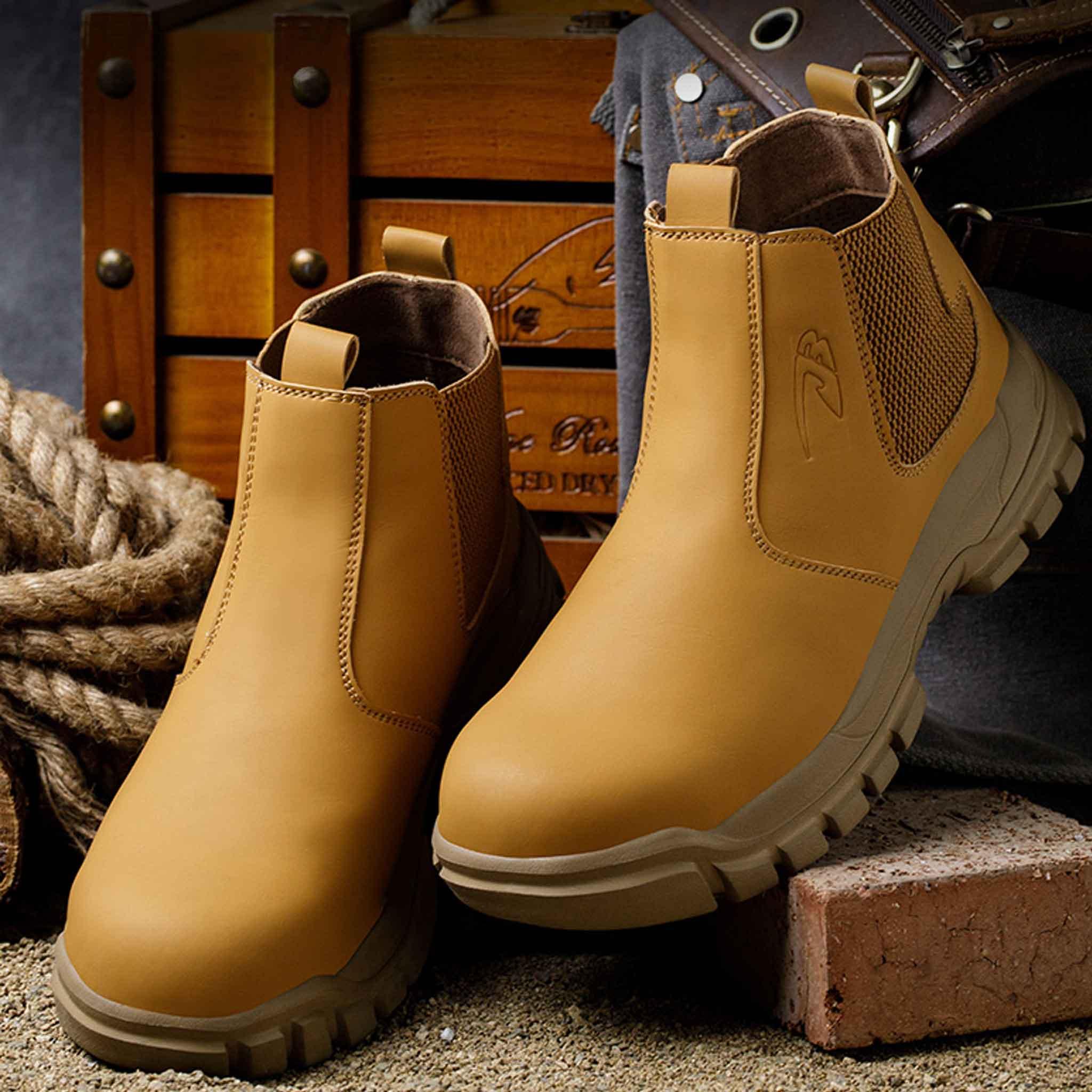 Women's Steel Toe Chelsea Boots - Waterproof | B278