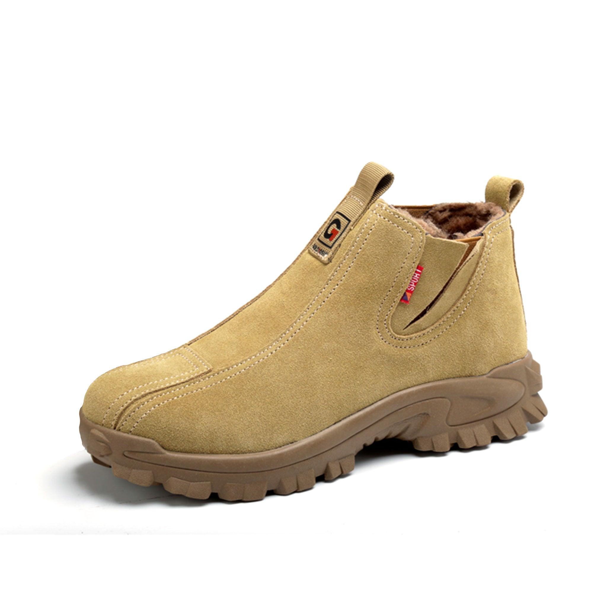 Women's Steel Toe Chelsea Winter Boots - Fleece Lined | B256