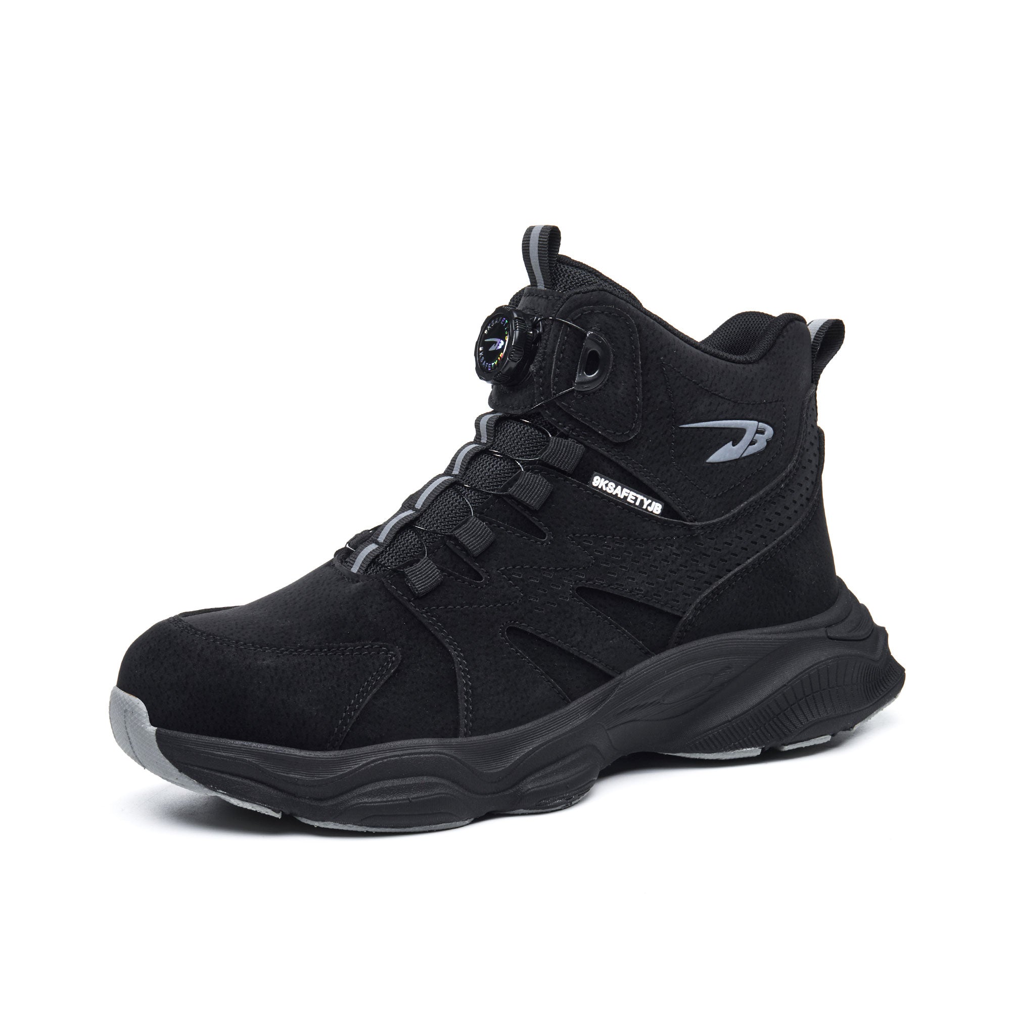 Women's Steel Toe Dial Lacing Work Boots - Slip Resistant Sole | B350