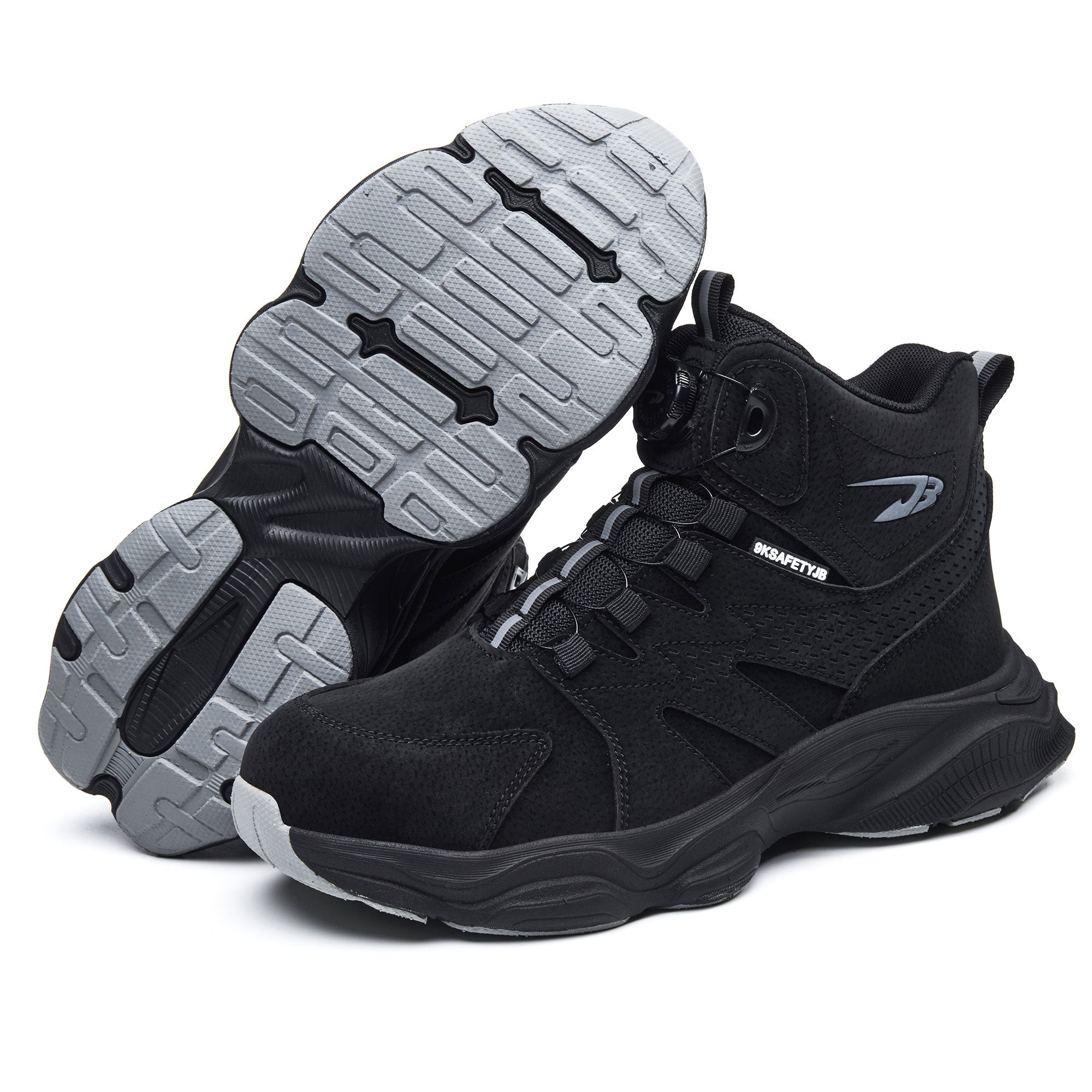 Women's Steel Toe Dial Lacing Work Boots - Slip Resistant Sole | B350