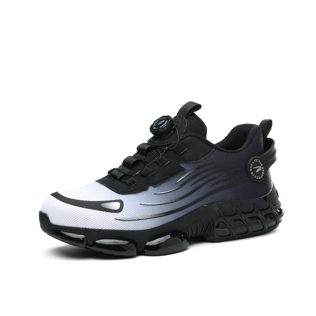 Women's Steel Toe Dial Lacing Work Sneakers - Cushioned Sole| B352