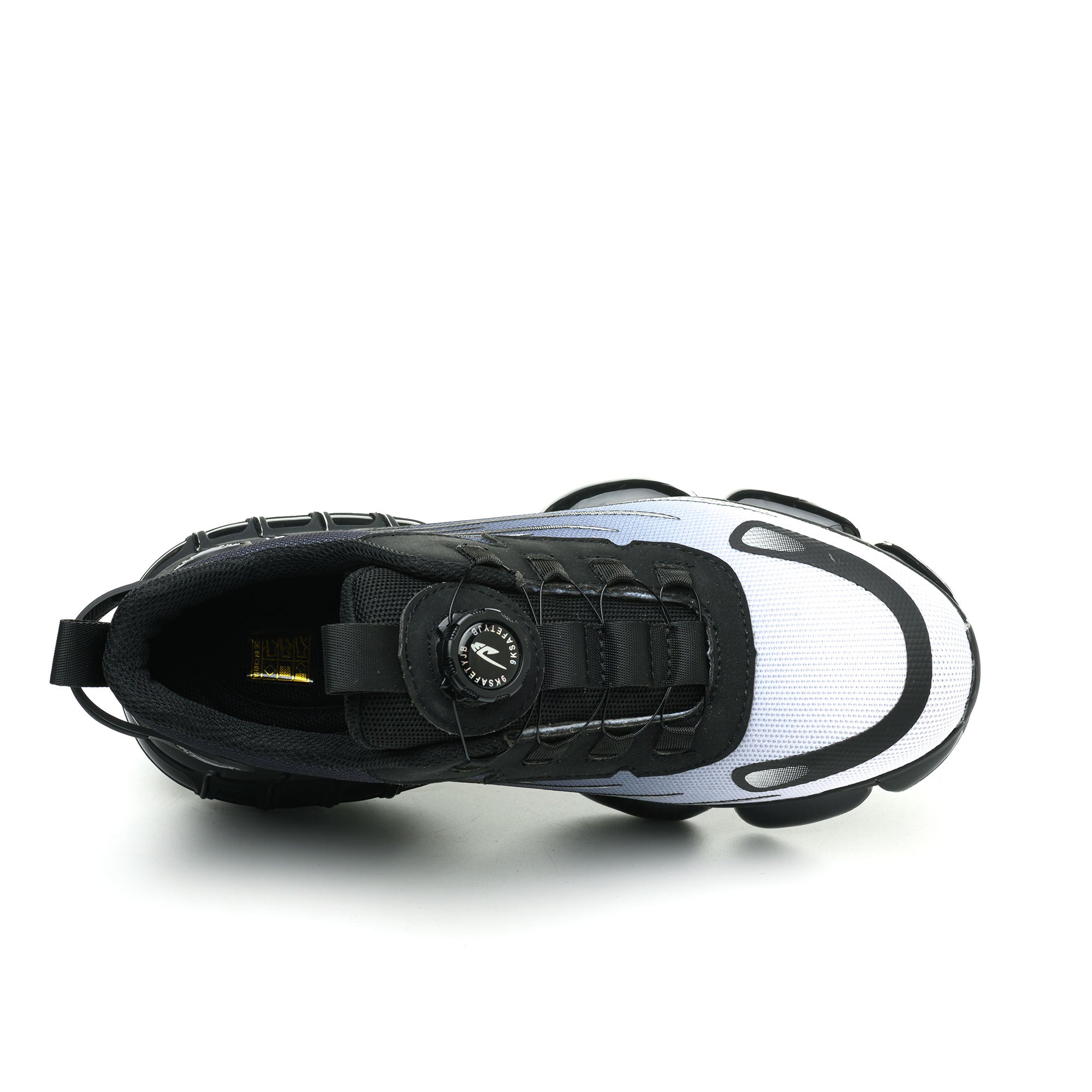 Women's Steel Toe Dial Lacing Work Sneakers - Cushioned Sole| B352