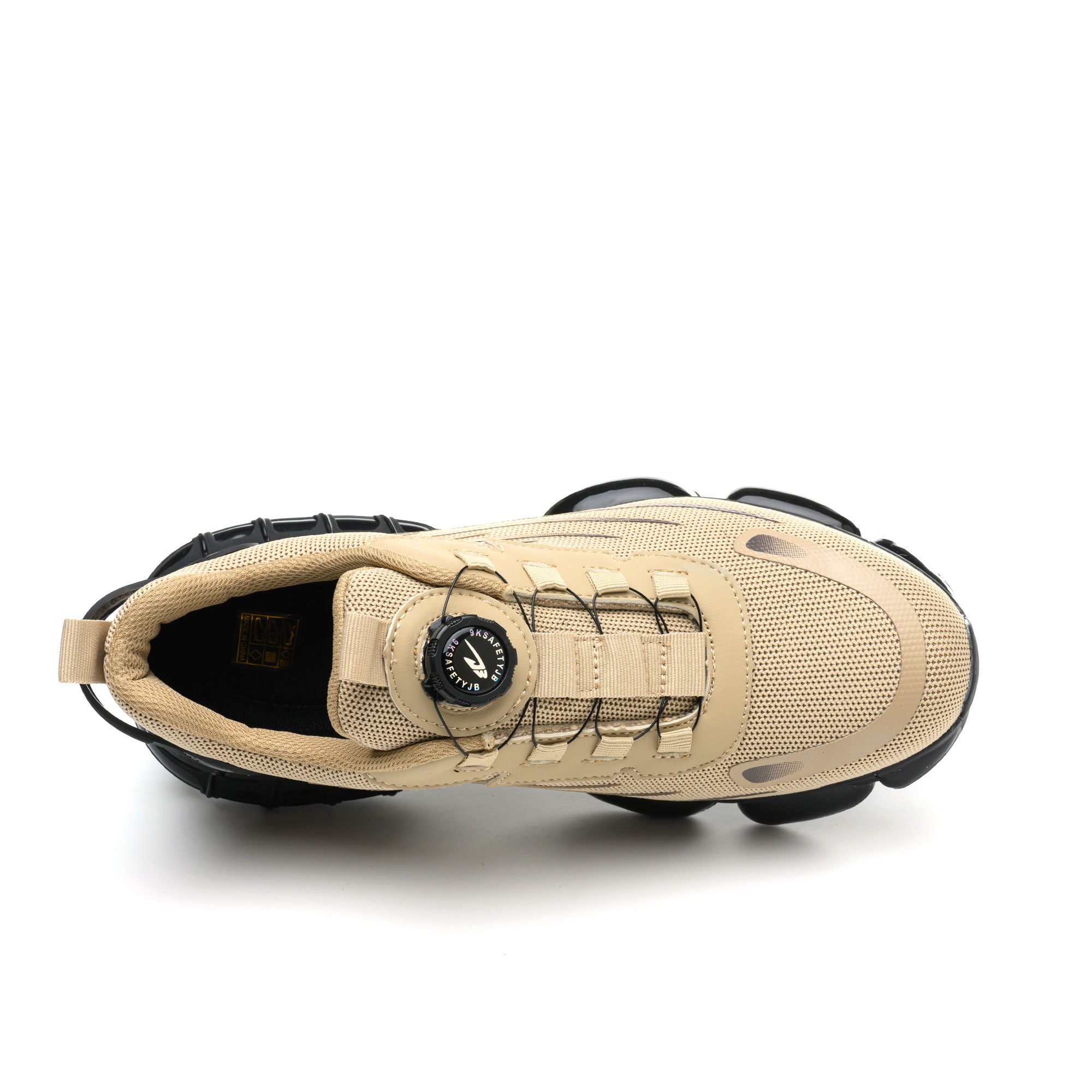 Women's Steel Toe Dial Lacing Work Sneakers - Cushioned Sole| B352