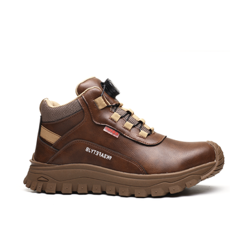 Women's Steel Toe Leather Work Boots - 6KV EH Safety | B323