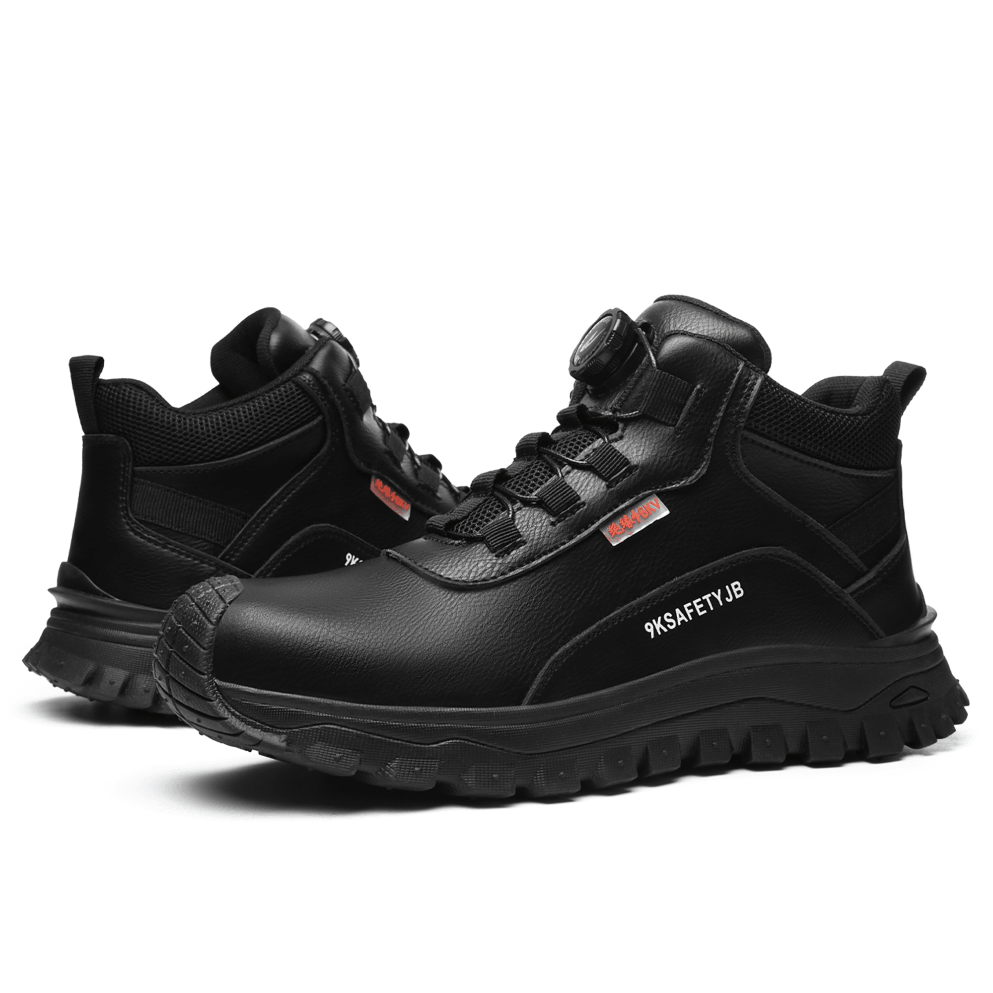 Women's Steel Toe Leather Work Boots - 6KV EH Safety | B323