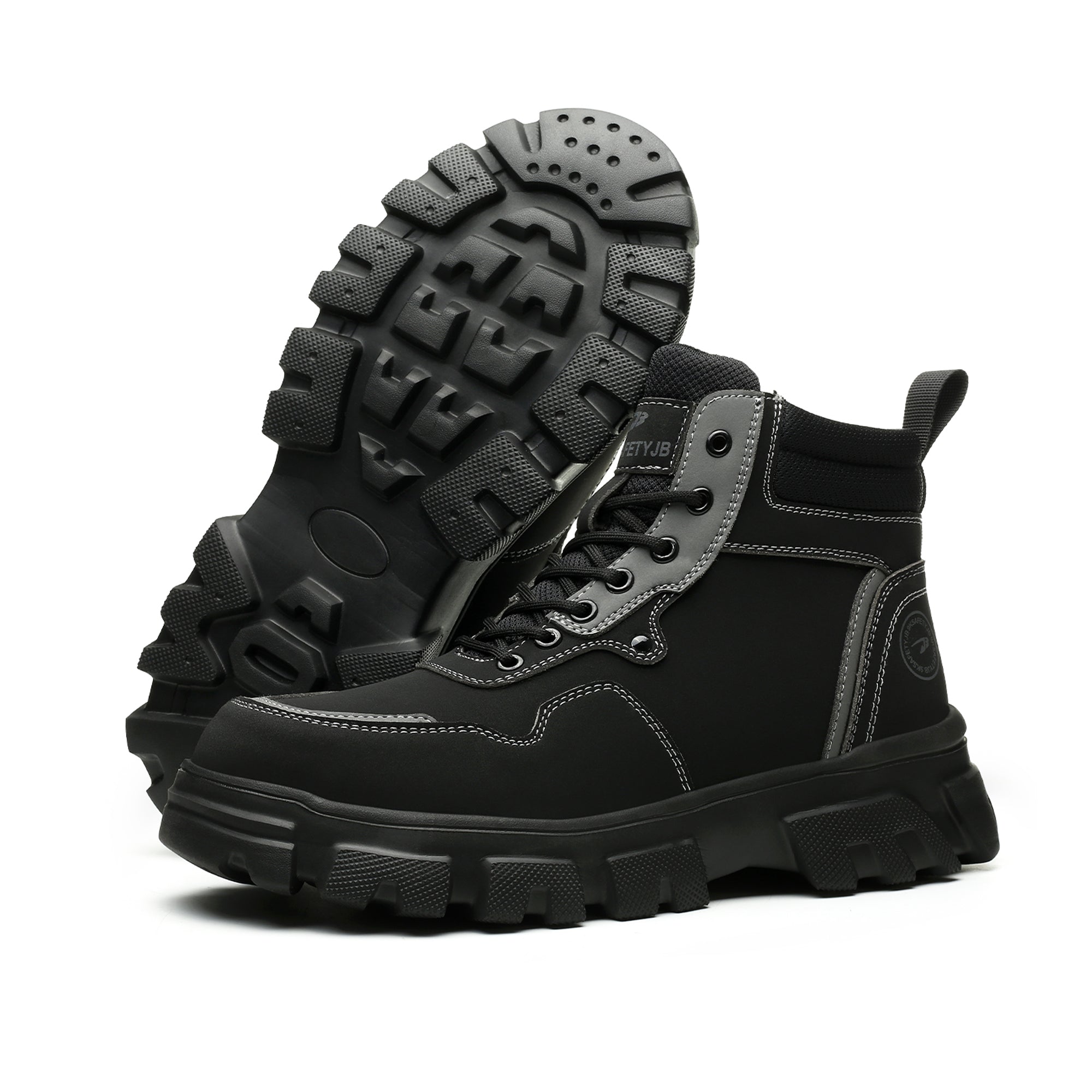 Women's Steel Toe Waterproof Work Boots - Slip Resistant | B345