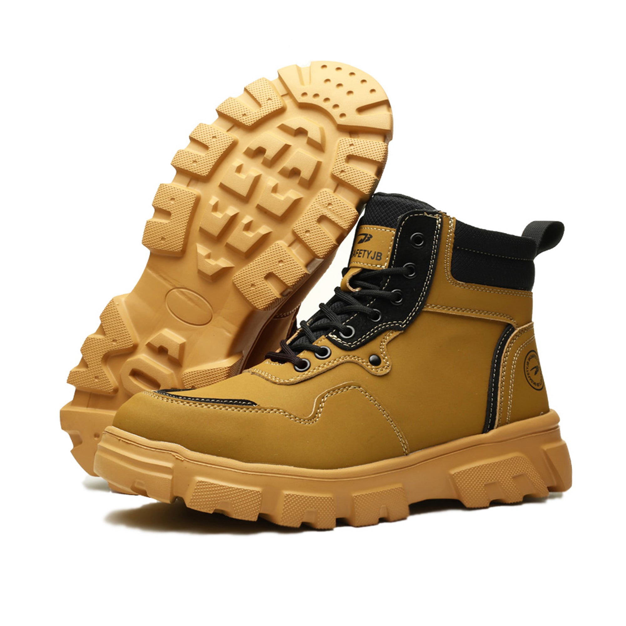 Women's Steel Toe Waterproof Work Boots - Slip Resistant | B345