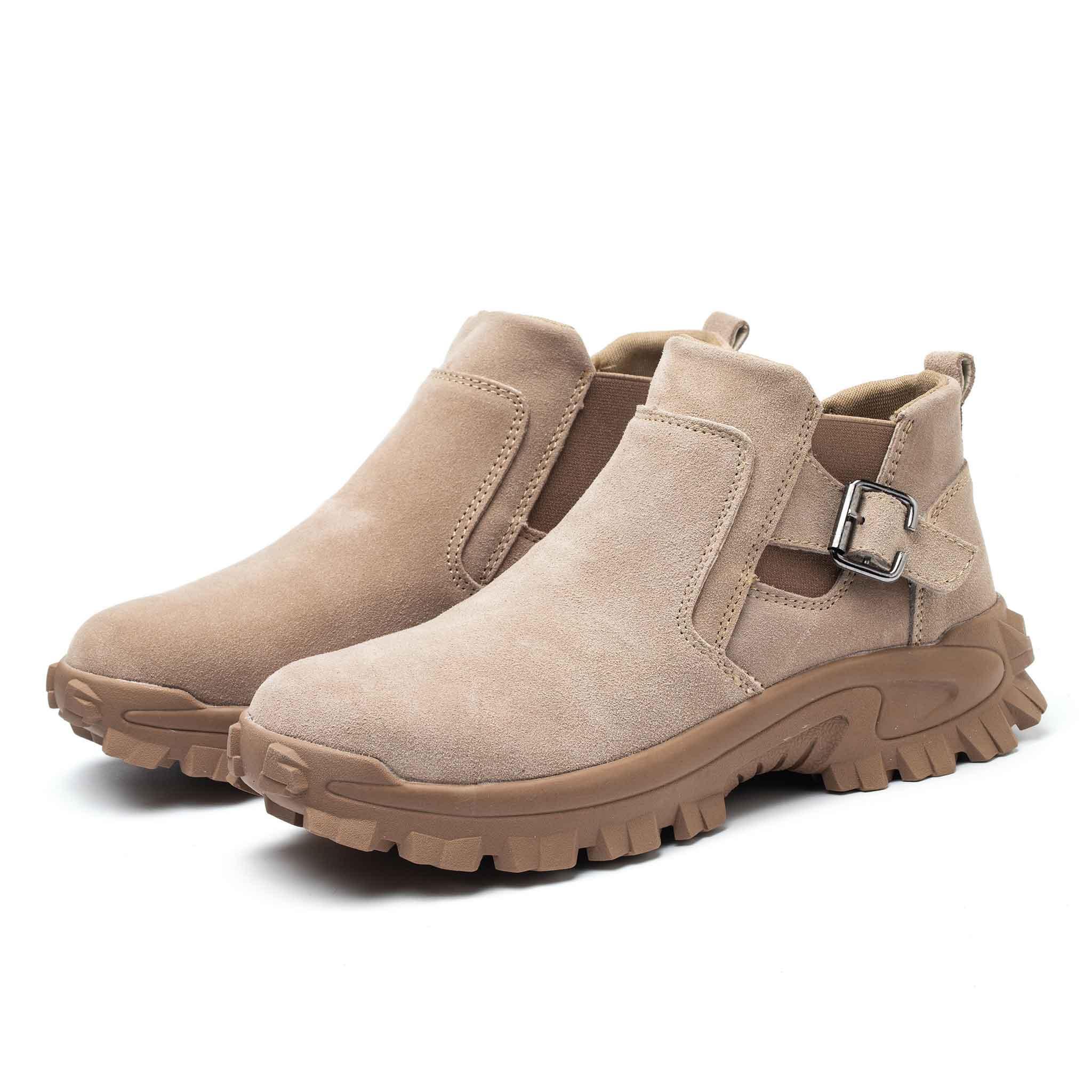 Women's Steel Toe Welding Boots - Slip Resistant | B241