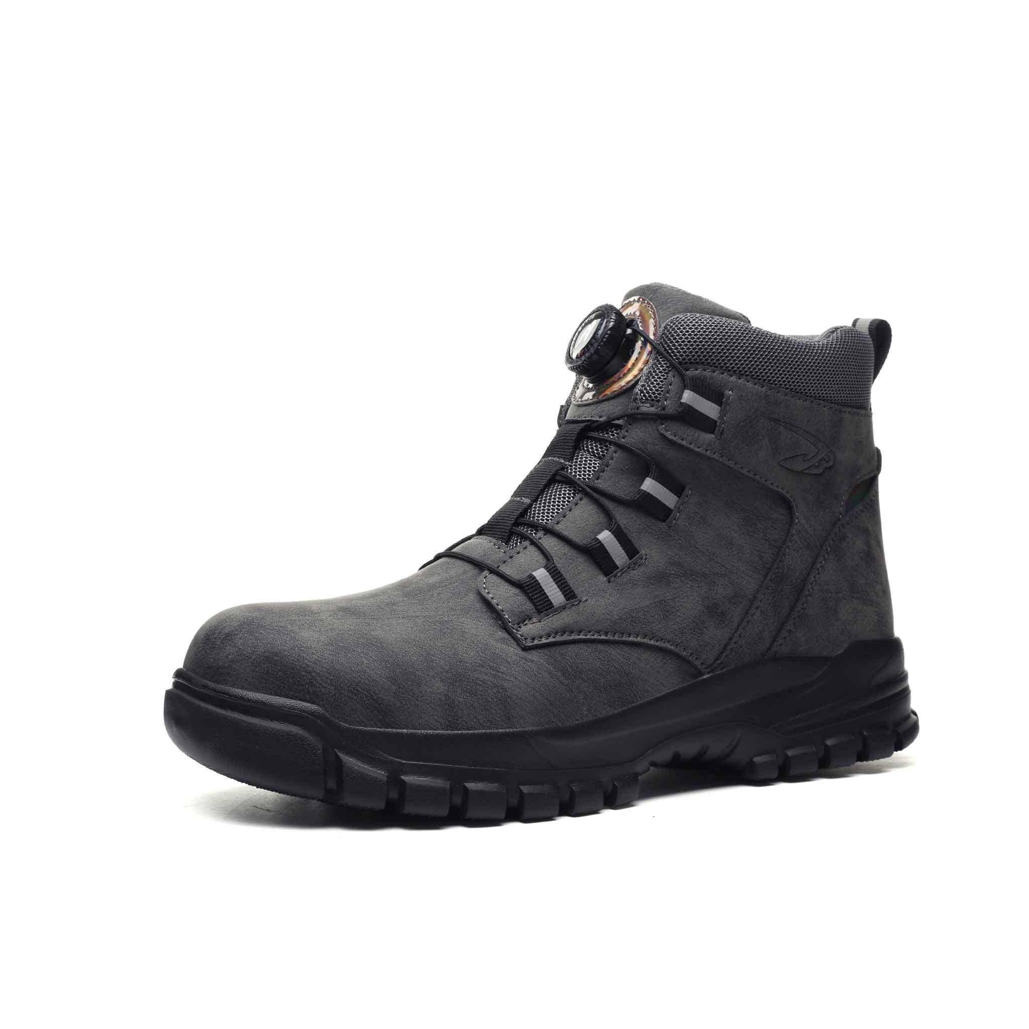 Women's Waterproof Steel Toe Work Boots - Easy-Tie Knob Lacing | B310