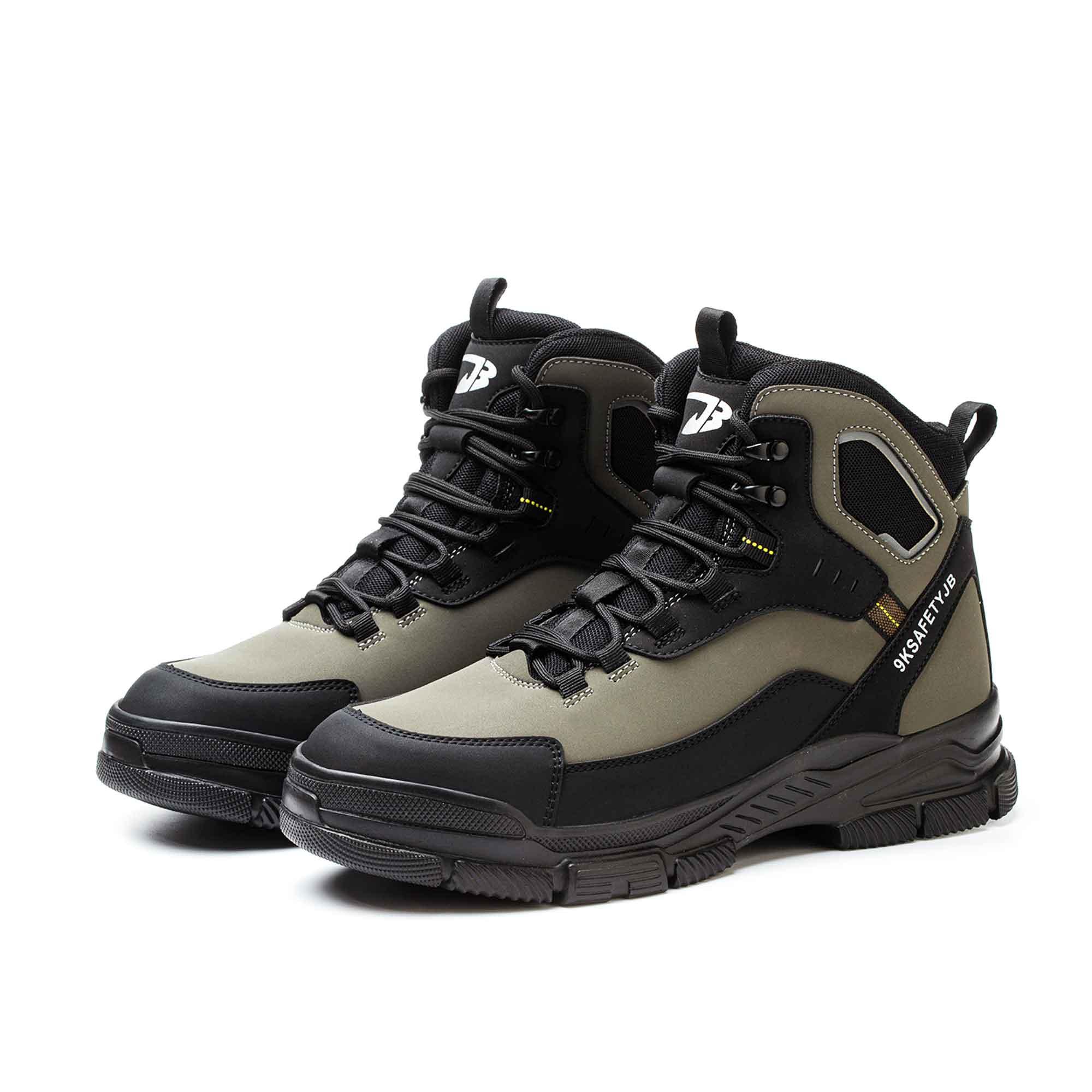 Women's Waterproof Steel Toe Work Boots - Slip Resistant | B312