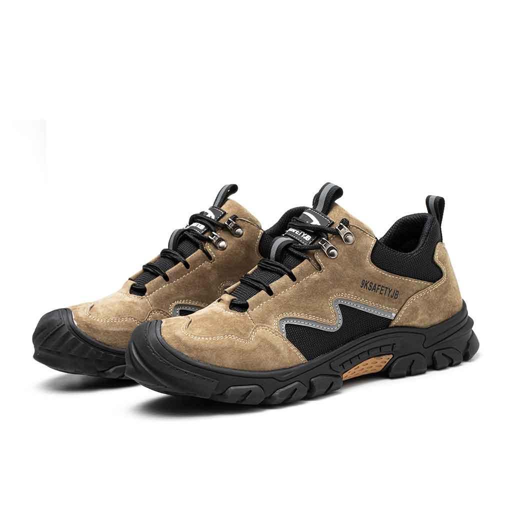 Men's Steel Toe Leather Boots - Slip Resistant | B209 - USINE PRO Footwear