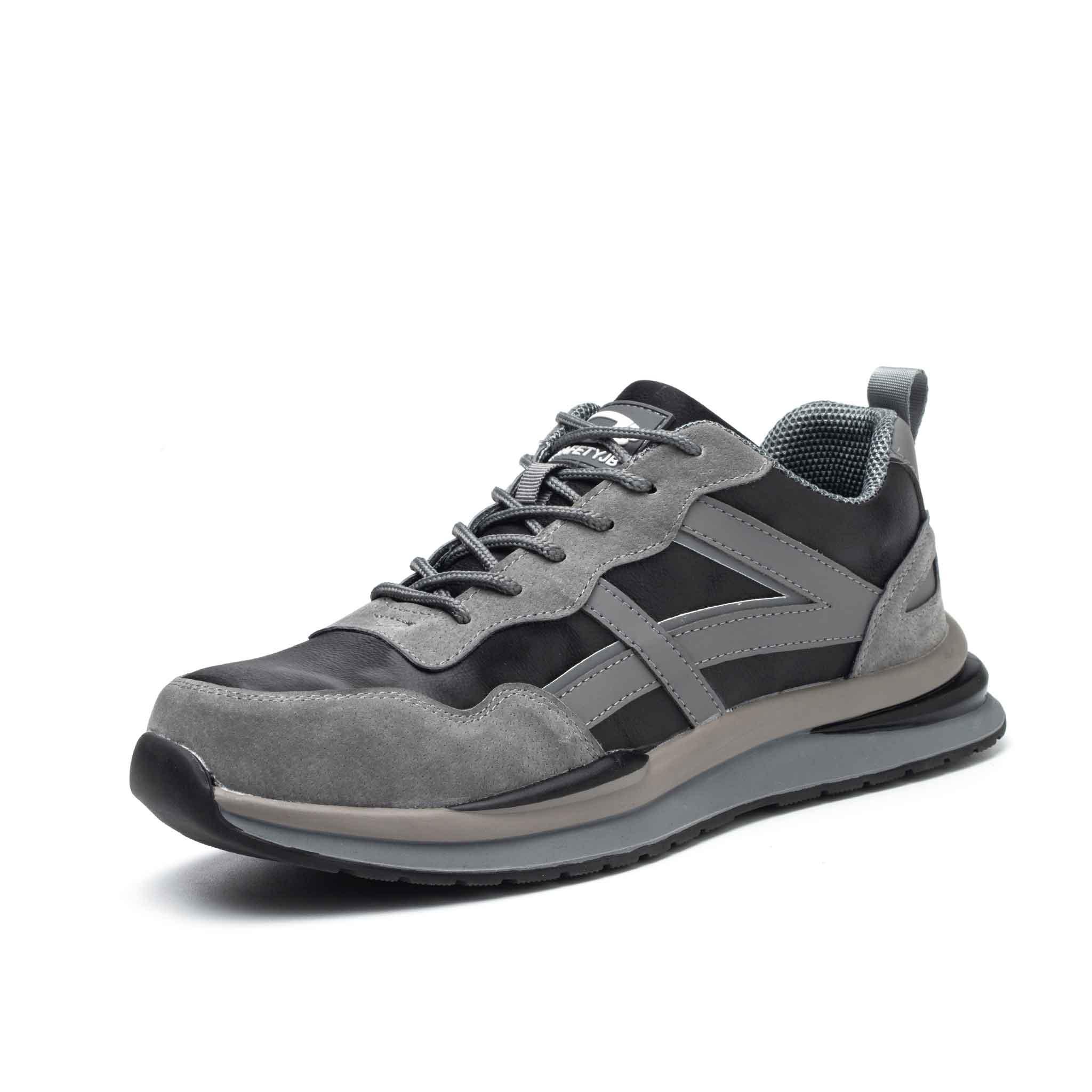 Men's Steel Toe Work Shoes - Adjustable Velcro & Lightweight USINE PRO