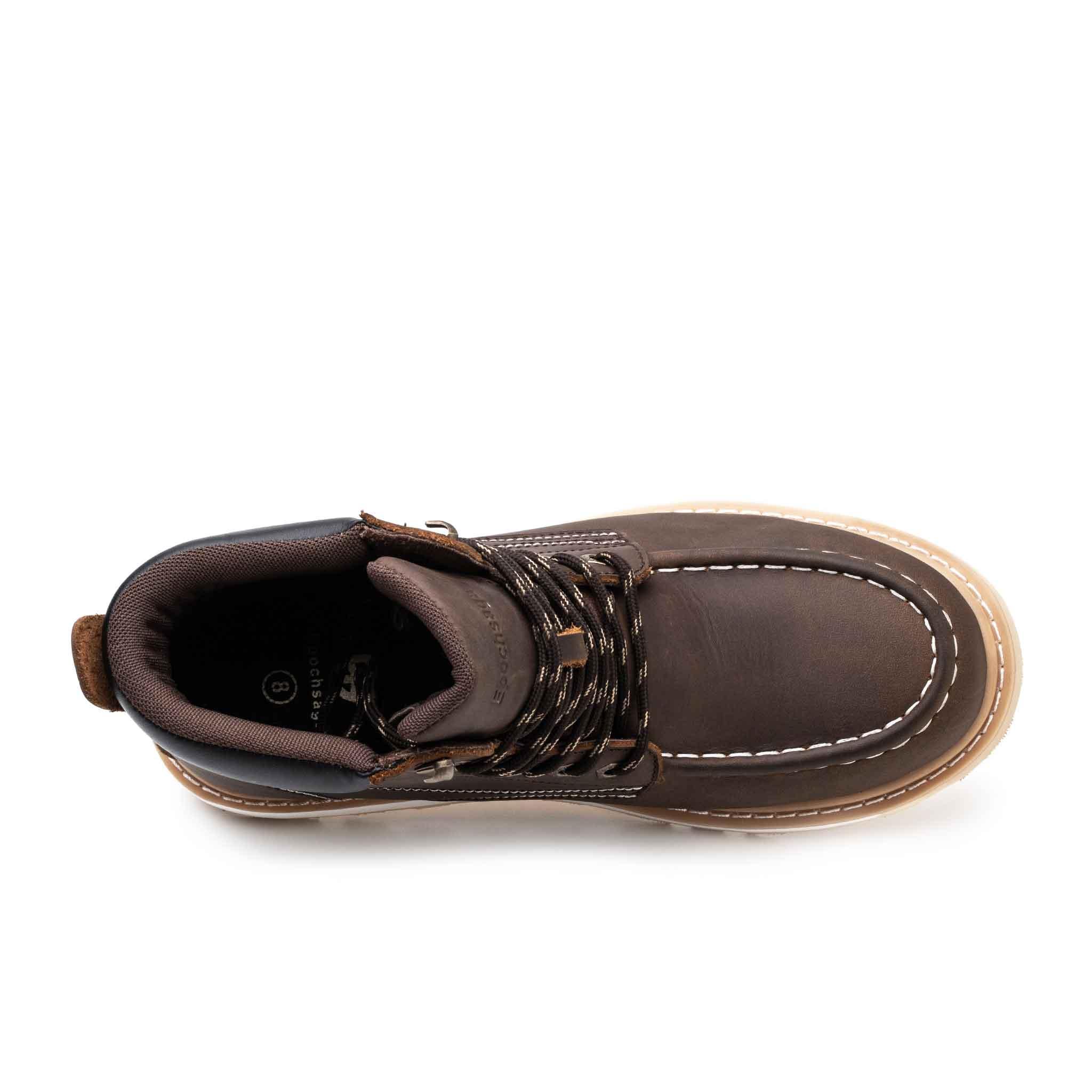 Men's Steel Toe Waterproof Work Boots - Rubber Sole | H004