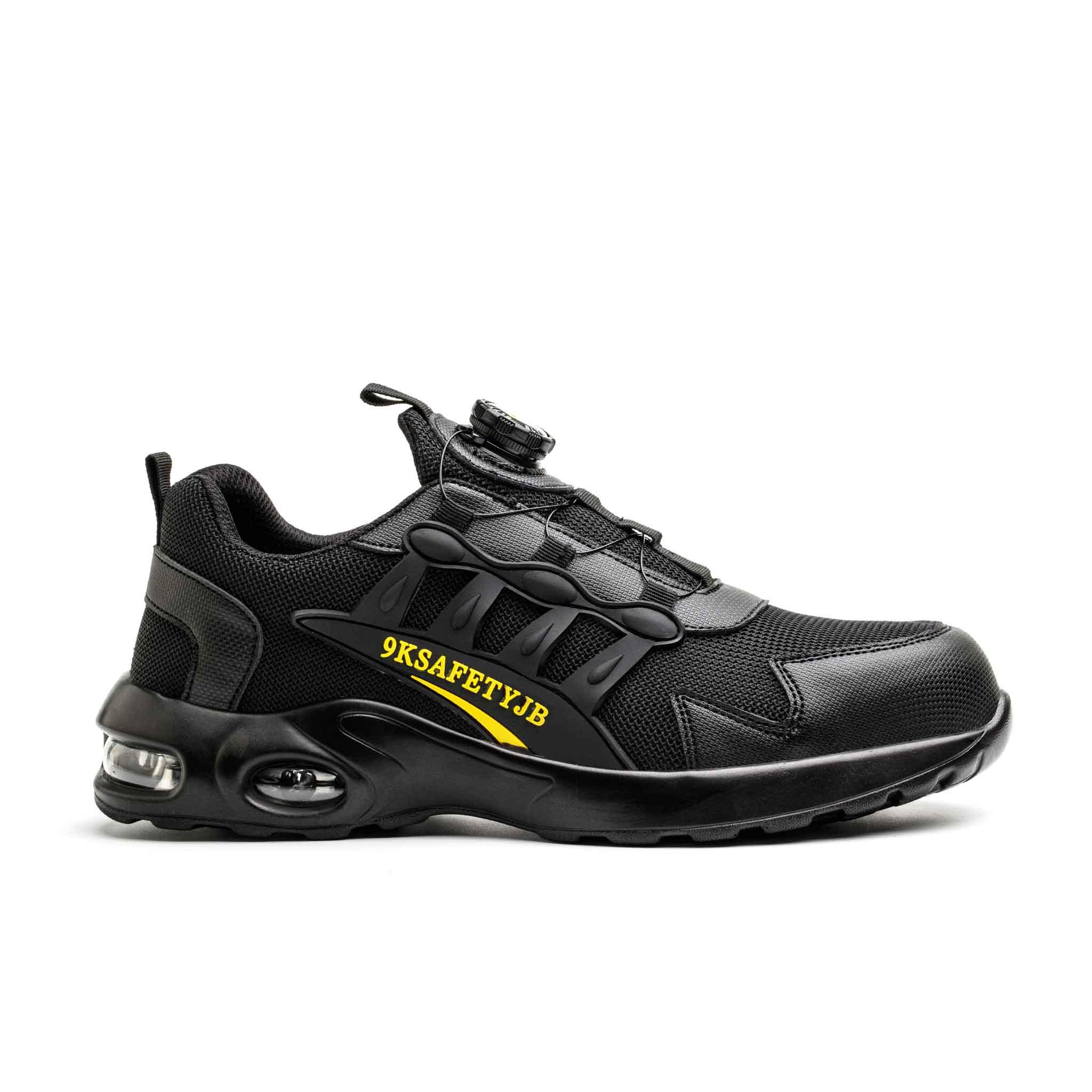 Men's Steel Toe Work Shoes - Rotating Shoelace | B222 - USINE PRO Footwear
