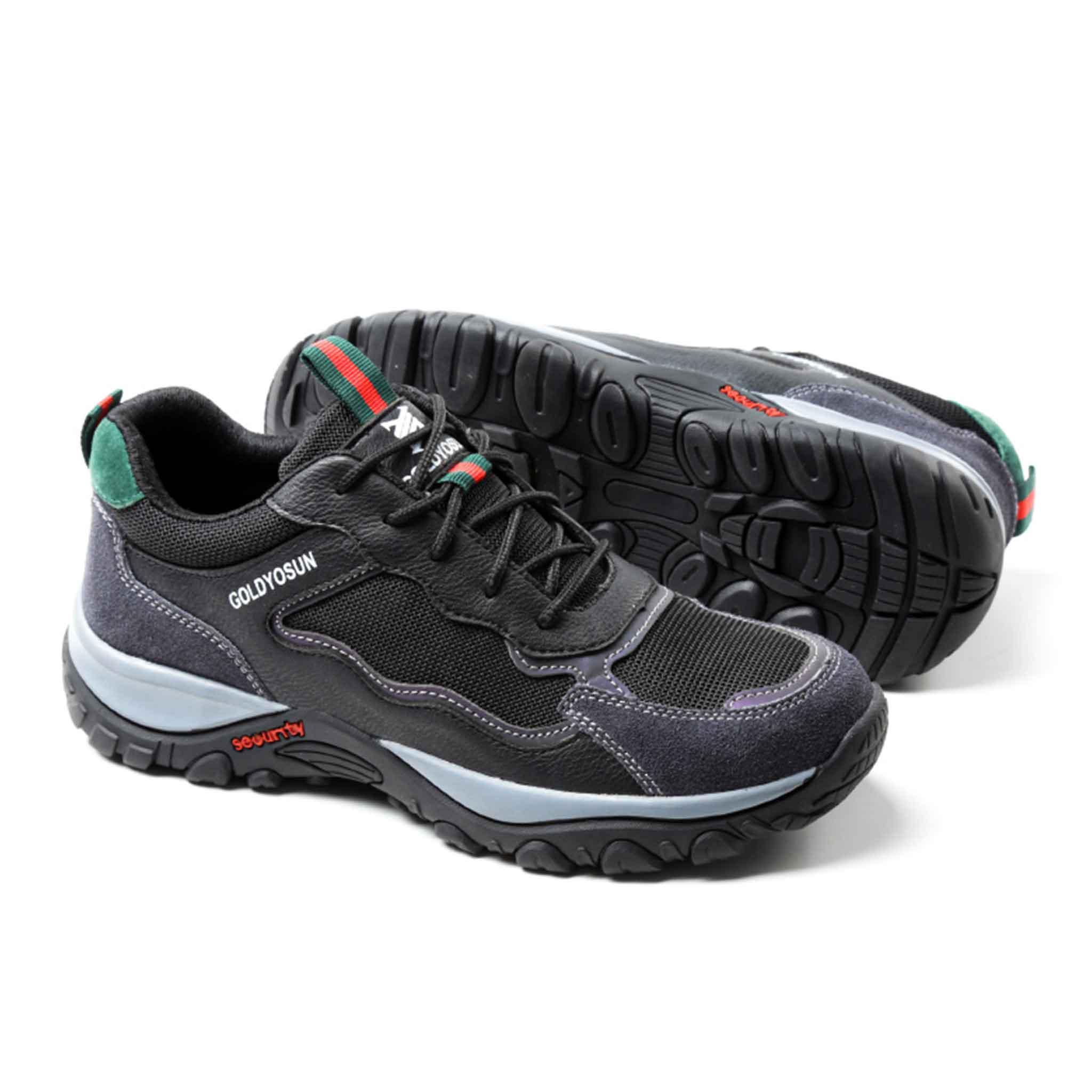 Men s Steel Toe Work Shoes Slip Resistant B230 Protective Comfortable Footwear USINEPRO