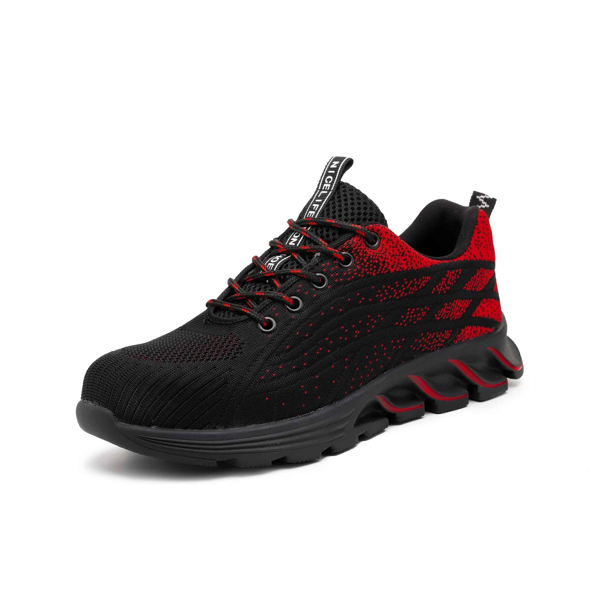 Women's Lightweight Steel Toe Sneakers - Rubber Sole | B240 - USINE PRO Footwear