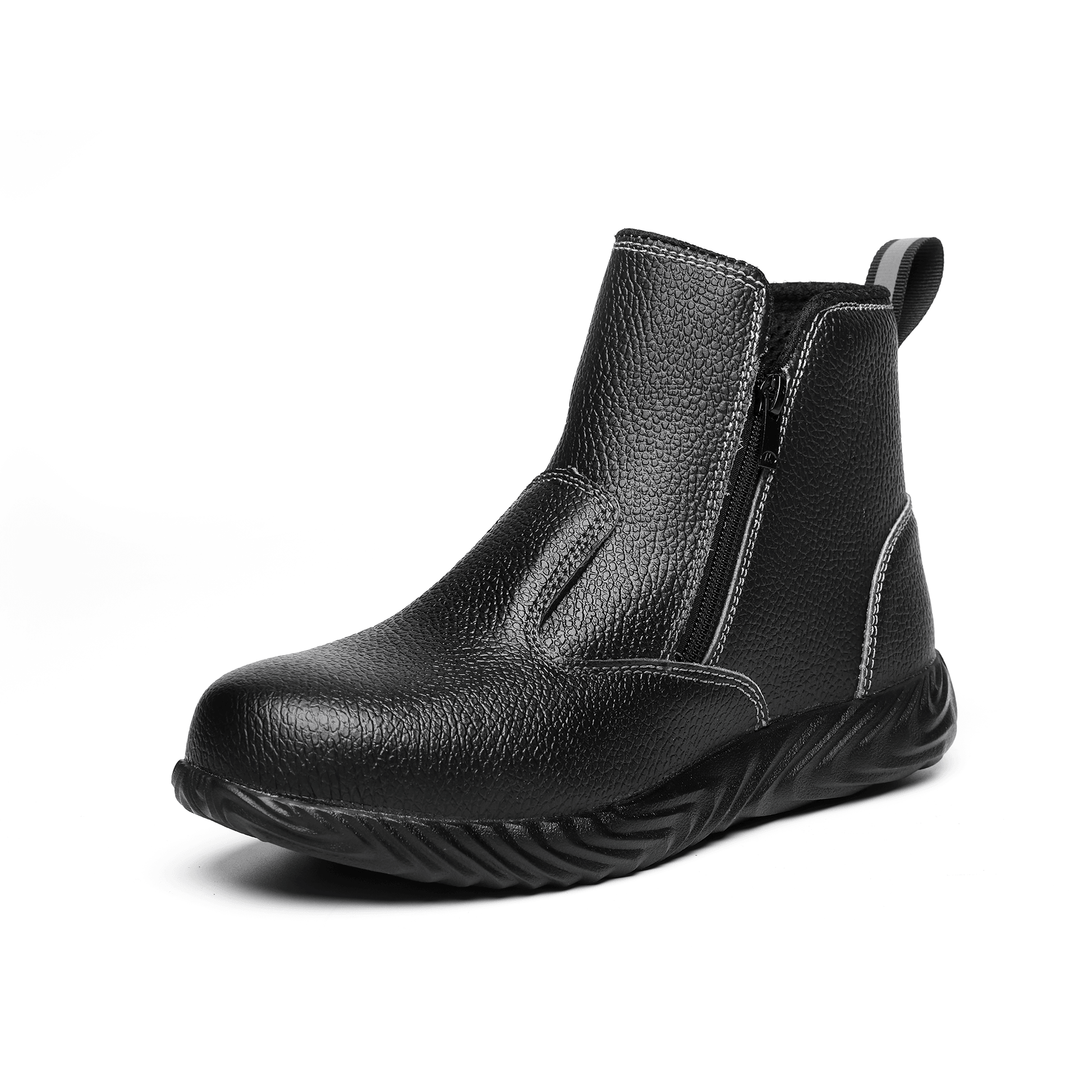 Women's Steel Toe Chelsea Boots - Rubber Sole | B071 - USINE PRO Footwear
