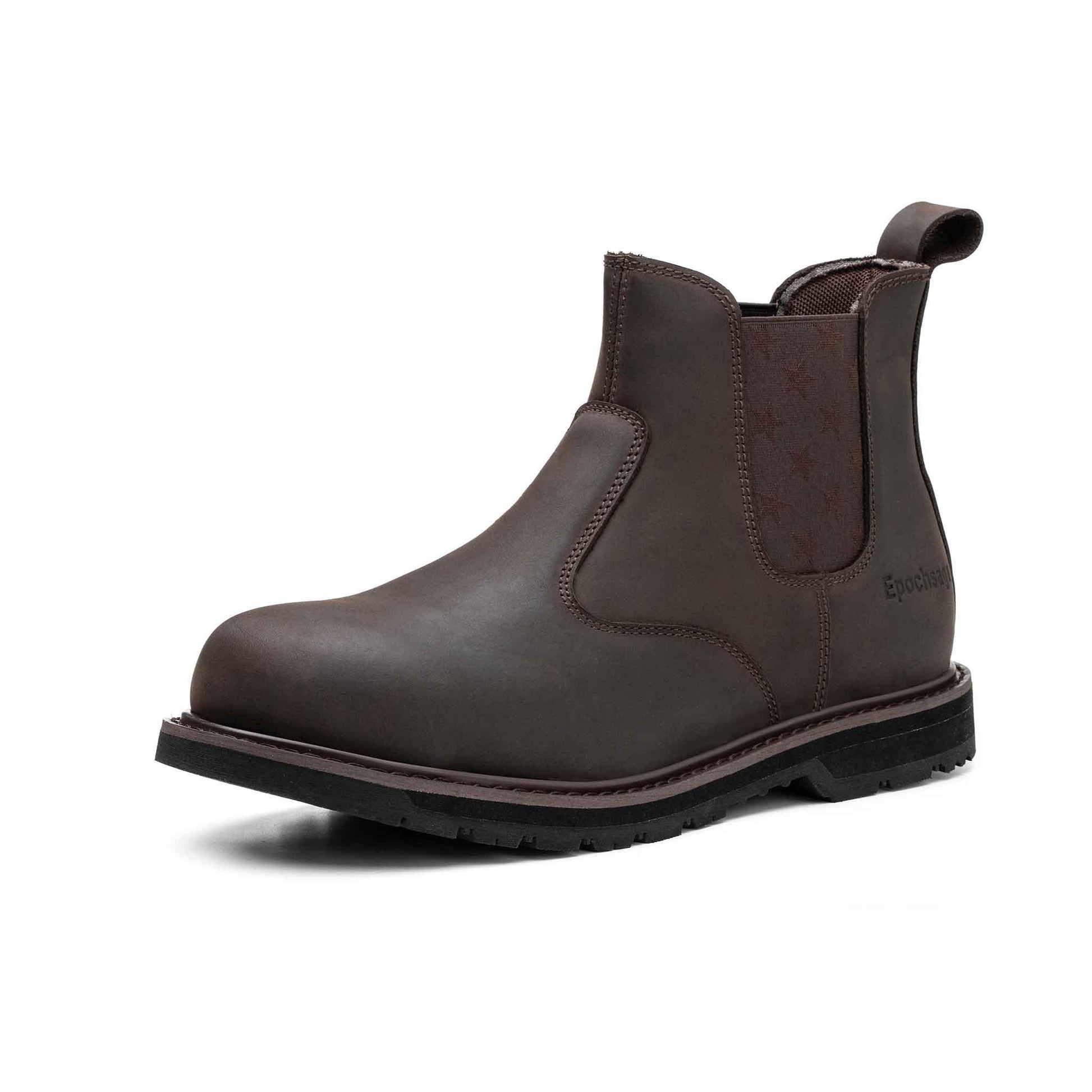 Women's Steel Toe Chelsea Boots - Rubber Sole | H003 - USINE PRO Footwear