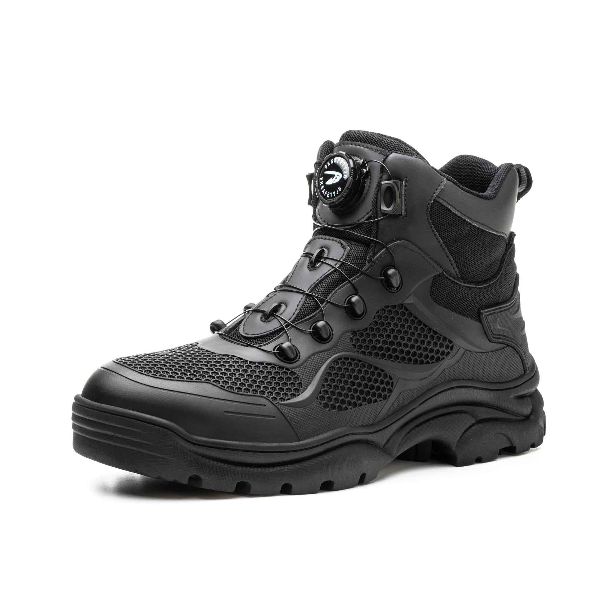Women's Steel Toe Work Boots - Rotating Shoelaces | B217 - USINE PRO Footwear