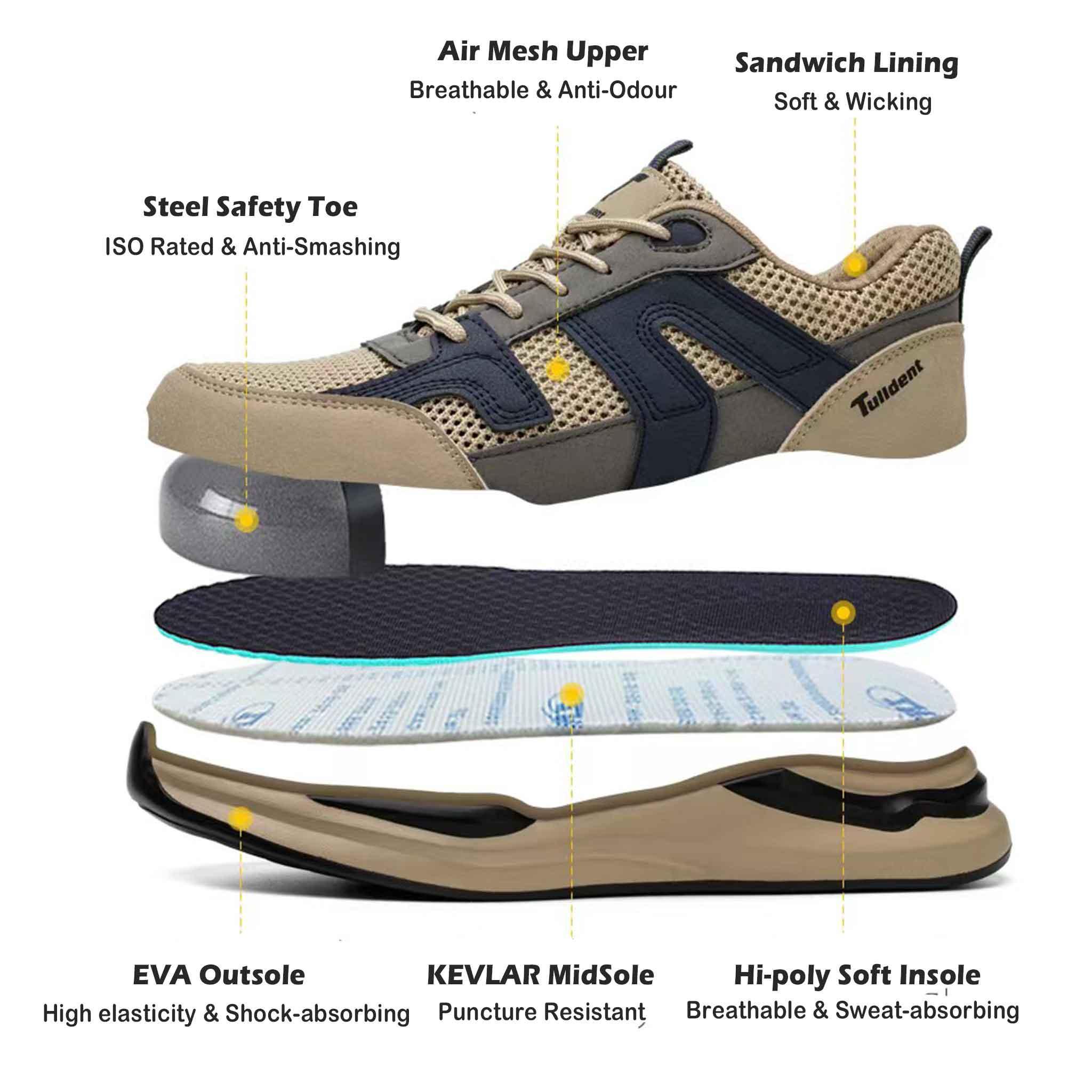 Women's Steel Toe Work Shoes - EH Insulation | Z032 - USINE PRO Footwear