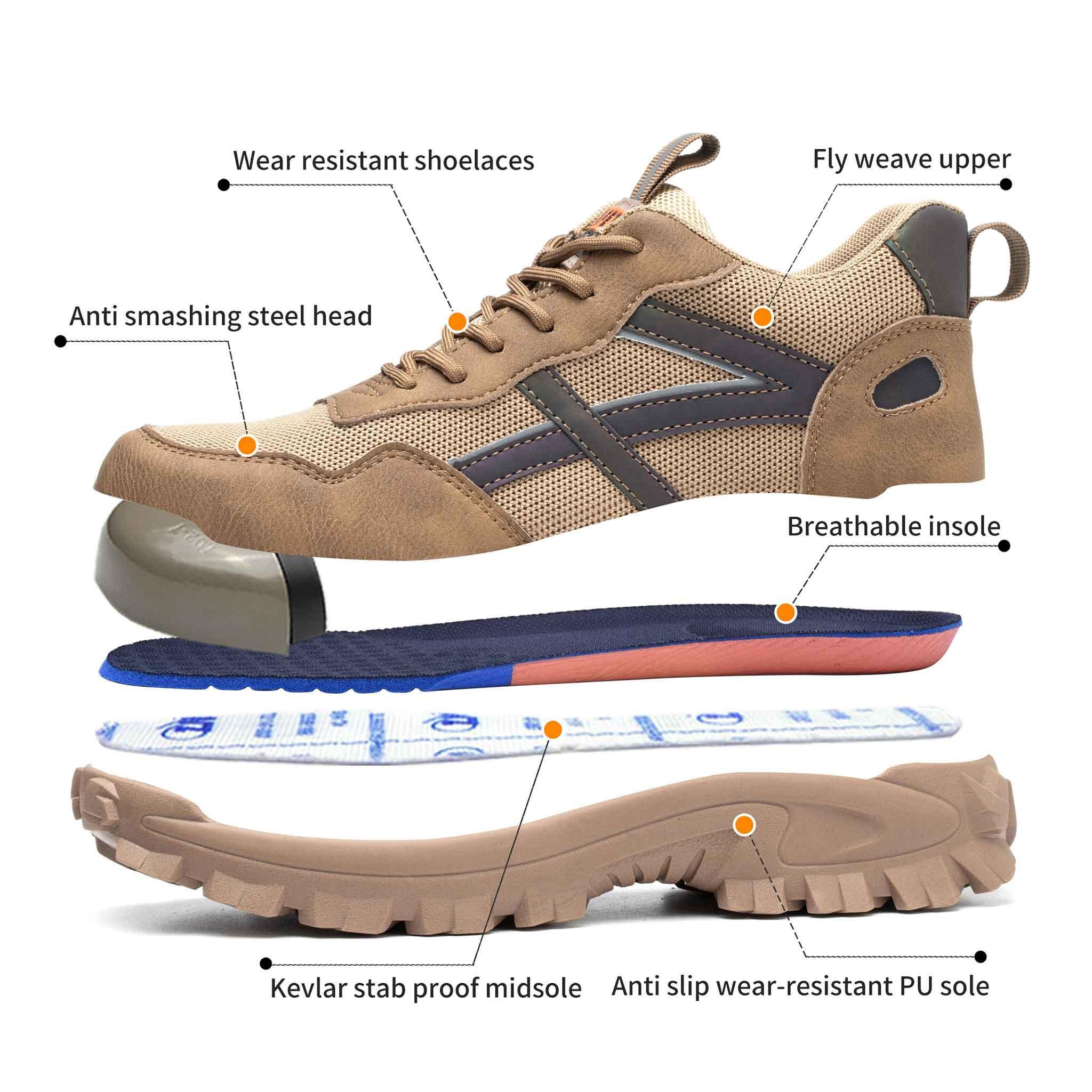slip resistant steel toe shoes