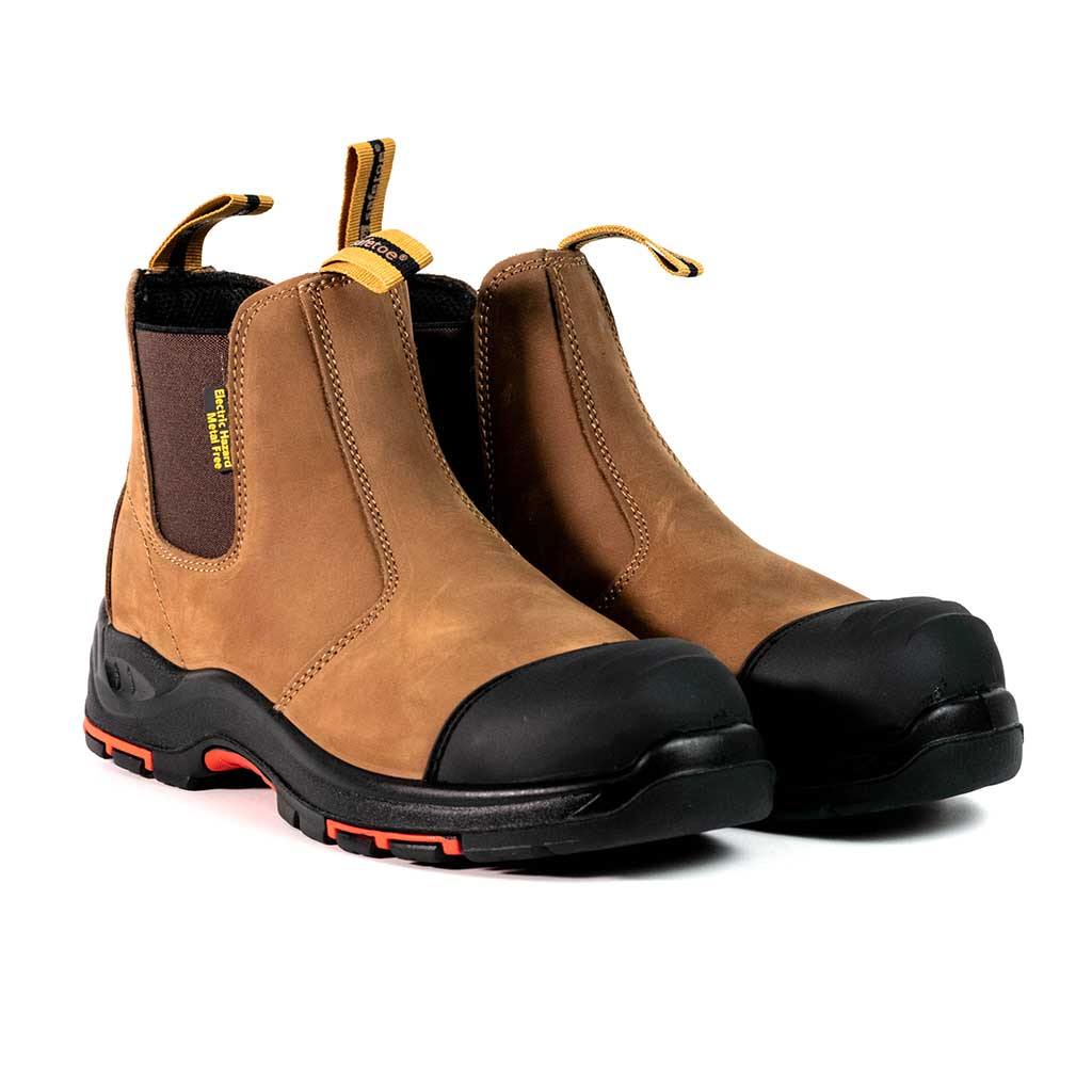 Men's Steel Toe Chelsea Boots - Premium Leather | S011 - USINE PRO Footwear