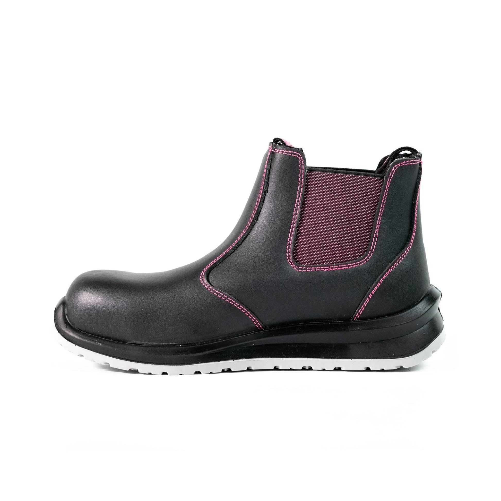 Women's Steel Toe Chelsea Boots - EH Safety | S008 - USINE PRO Footwear