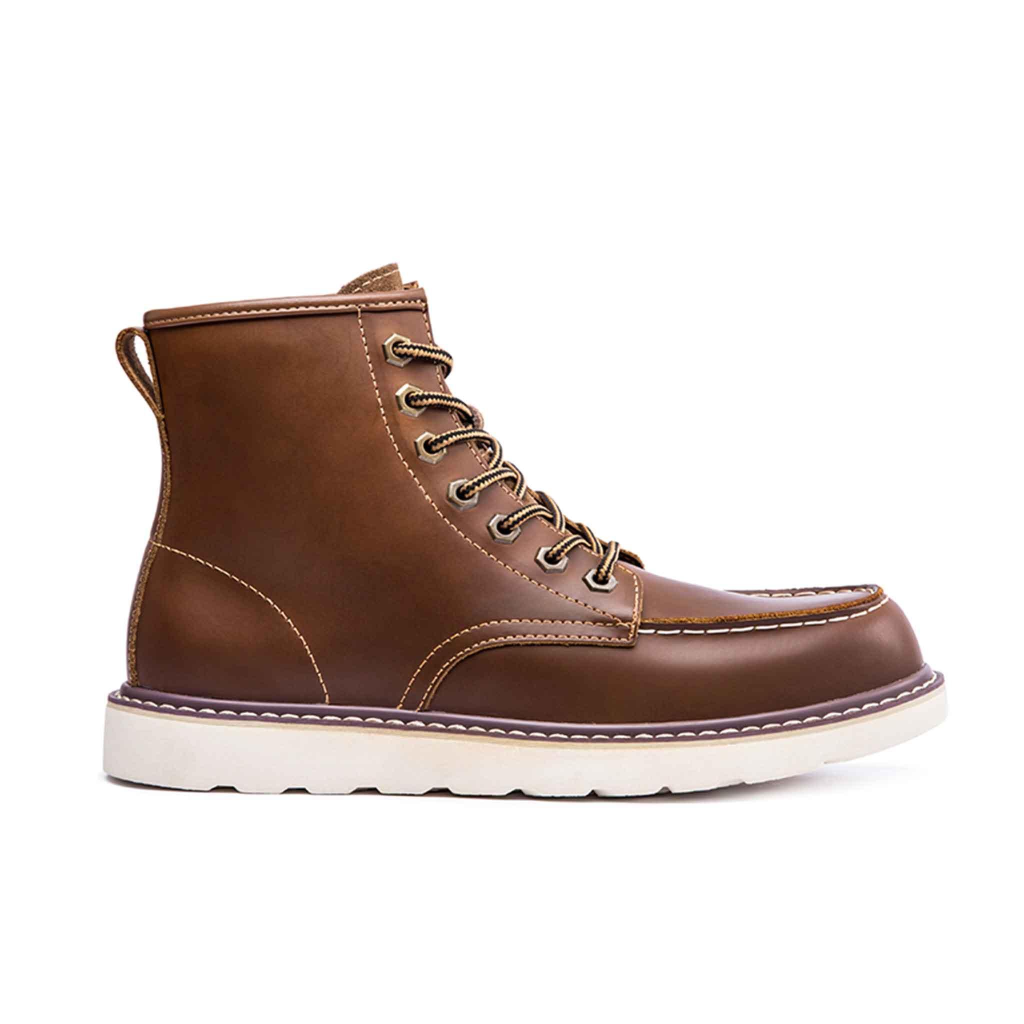 Men's 6" Soft Toe Work Boots - Classic Moc | C001 - USINE PRO Footwear