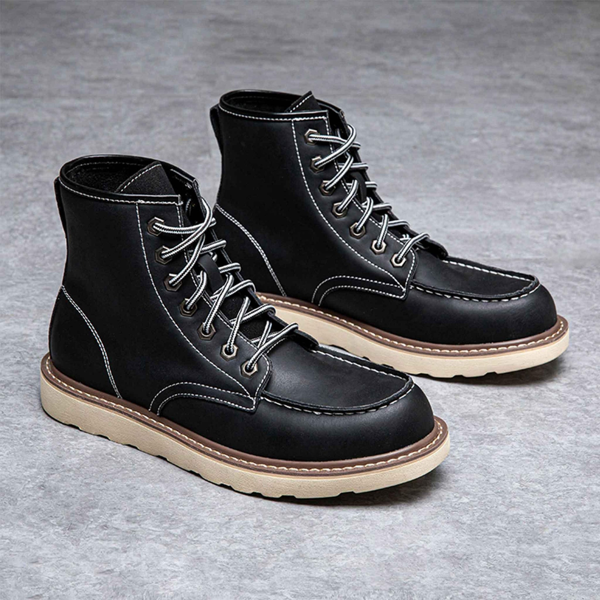 Men's 6" Soft Toe Work Boots - Classic Moc | C001 - USINE PRO Footwear