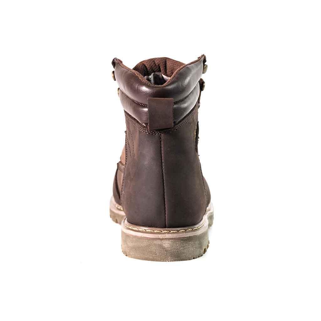 Men's 6" Steel Toe Boots - Genuine Leather | U001 - USINE PRO Footwear