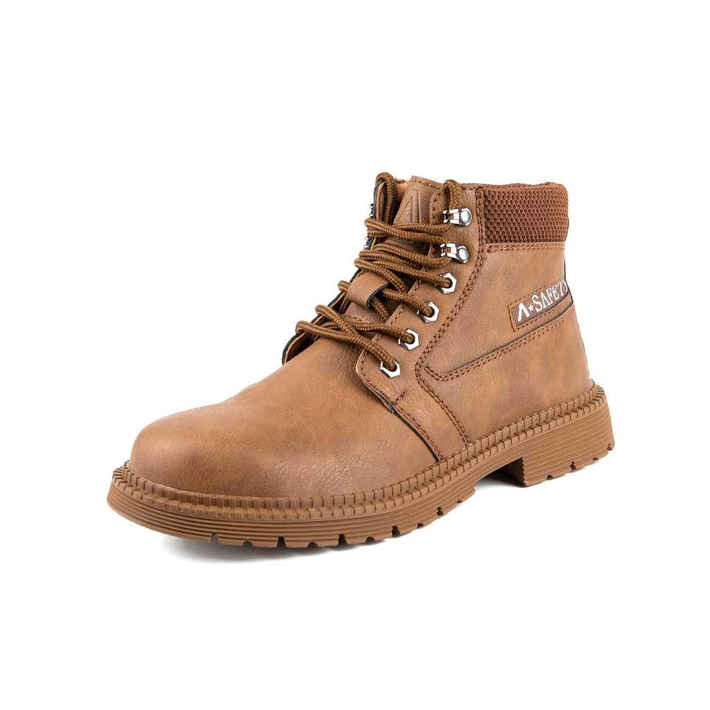 Men's 6" Steel Toe Boots - Rubber Sole | B078 - USINE PRO Footwear