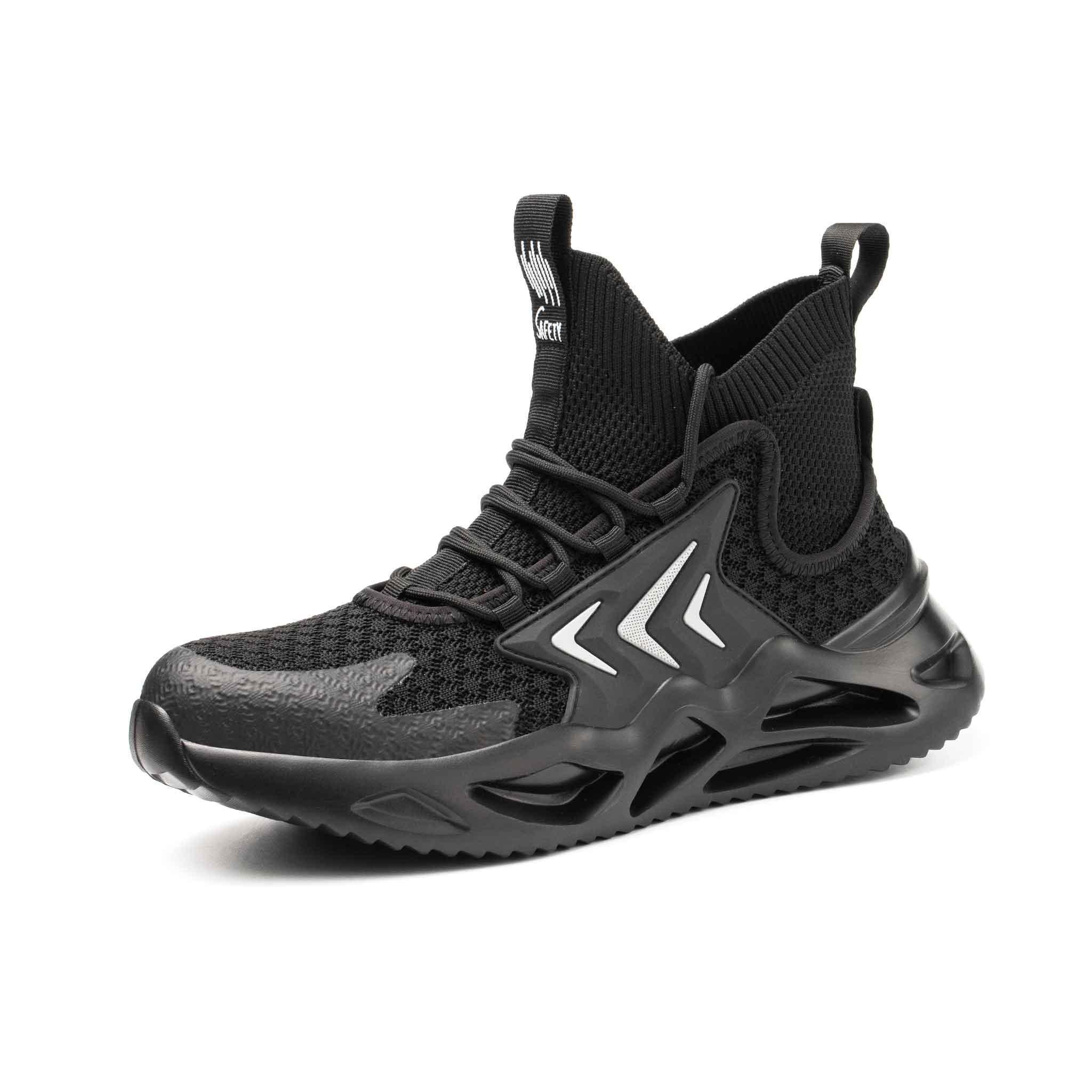 Men's Steel Toe Work Shoes - Lightweight & Shock-absorbing