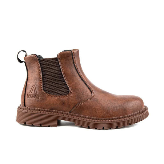 Men's Steel Toe Chelsea Boots - Rubber Sole | B070 - USINE PRO Footwear