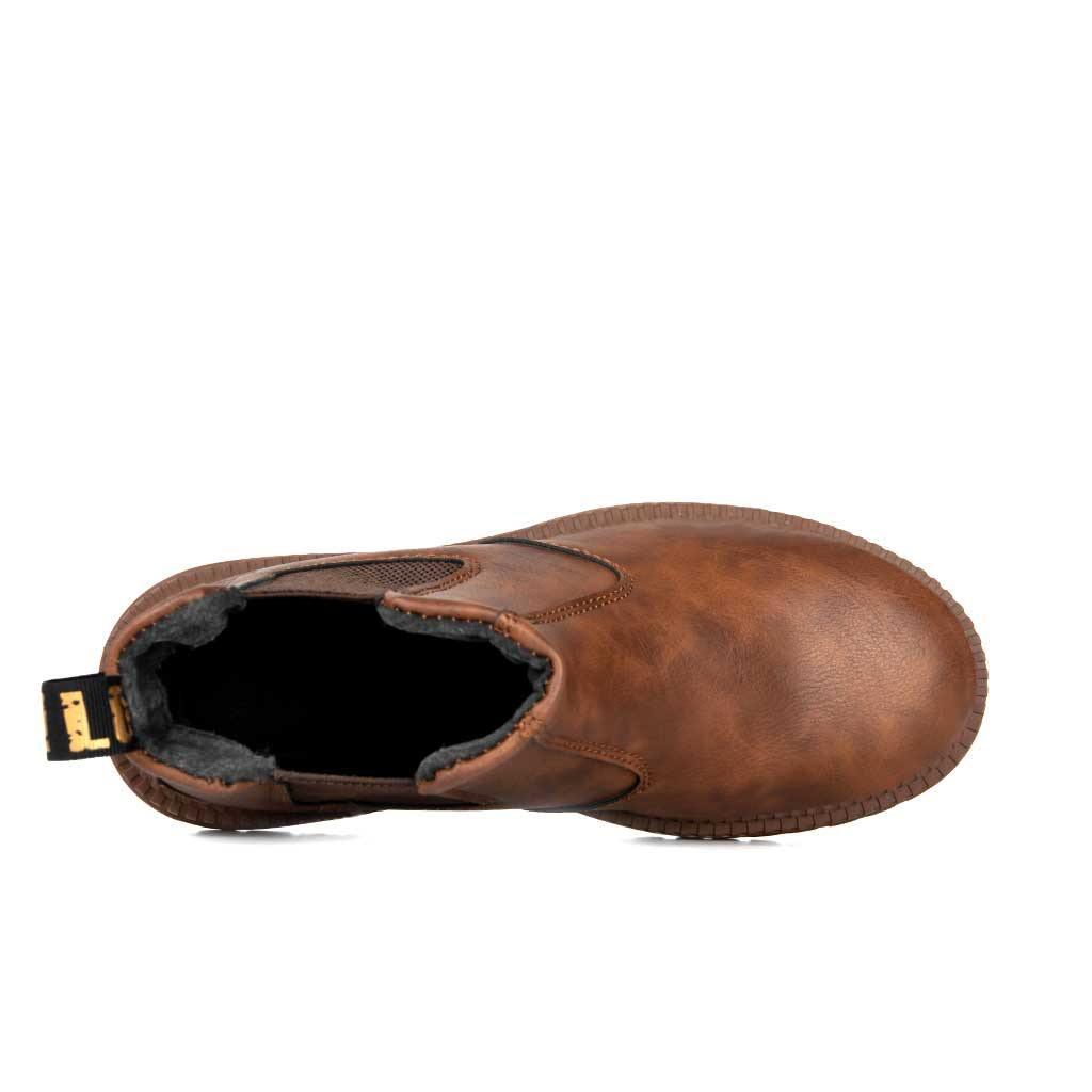 Men's Steel Toe Chelsea Boots - Rubber Sole | B070 - USINE PRO Footwear