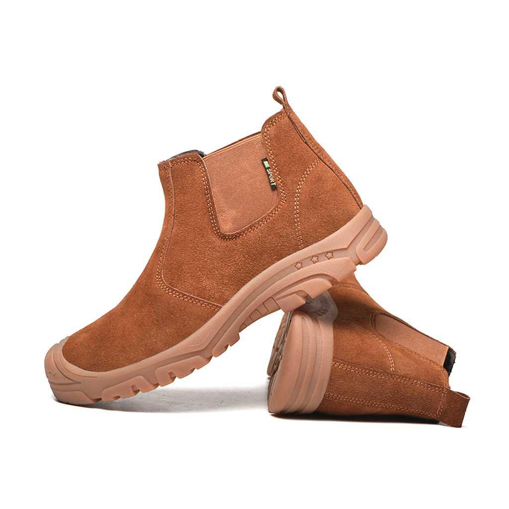Men's Steel Toe Chelsea Boots - Slip Resistant | B117 - USINE PRO Footwear