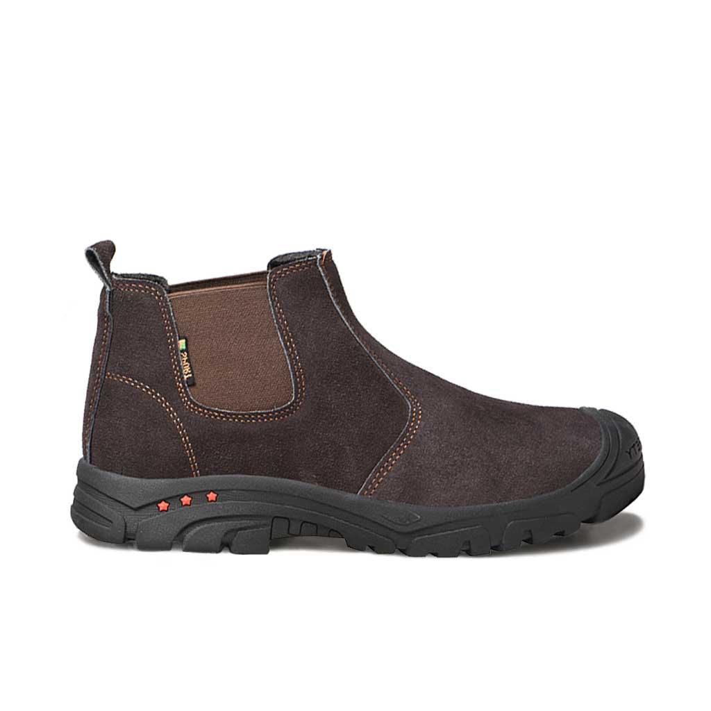 Men's Steel Toe Chelsea Boots - Slip Resistant | B117 - USINE PRO Footwear
