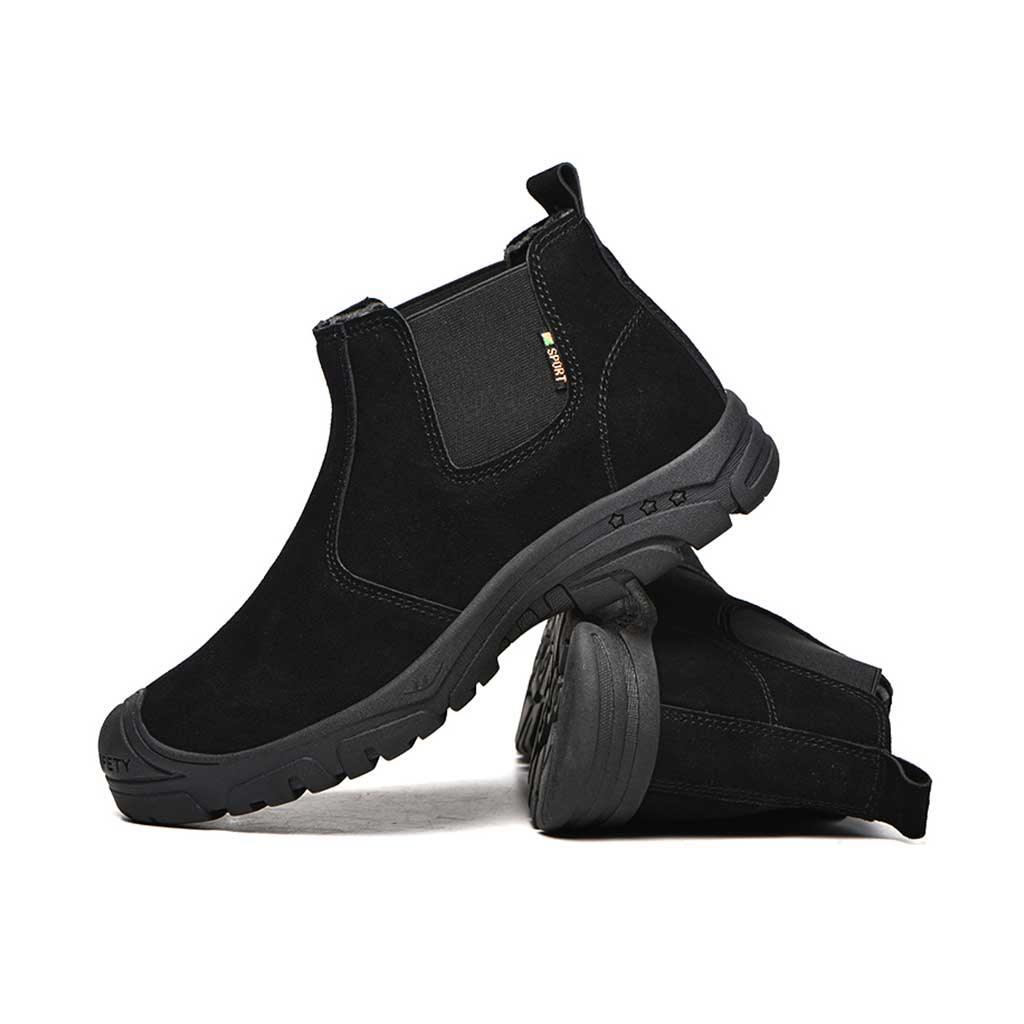 Men's Steel Toe Chelsea Boots - Slip Resistant | B117 - USINE PRO Footwear