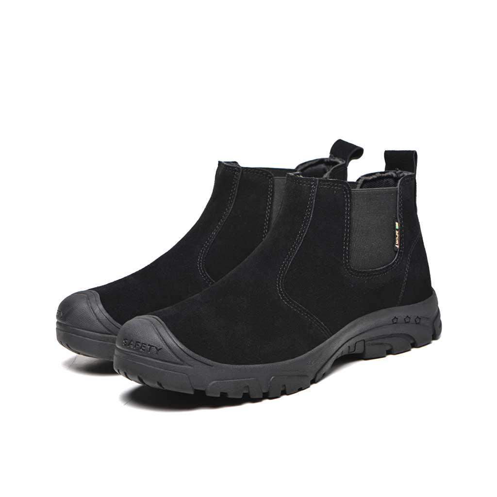 Men's Steel Toe Chelsea Boots - Slip Resistant | B117 - USINE PRO Footwear
