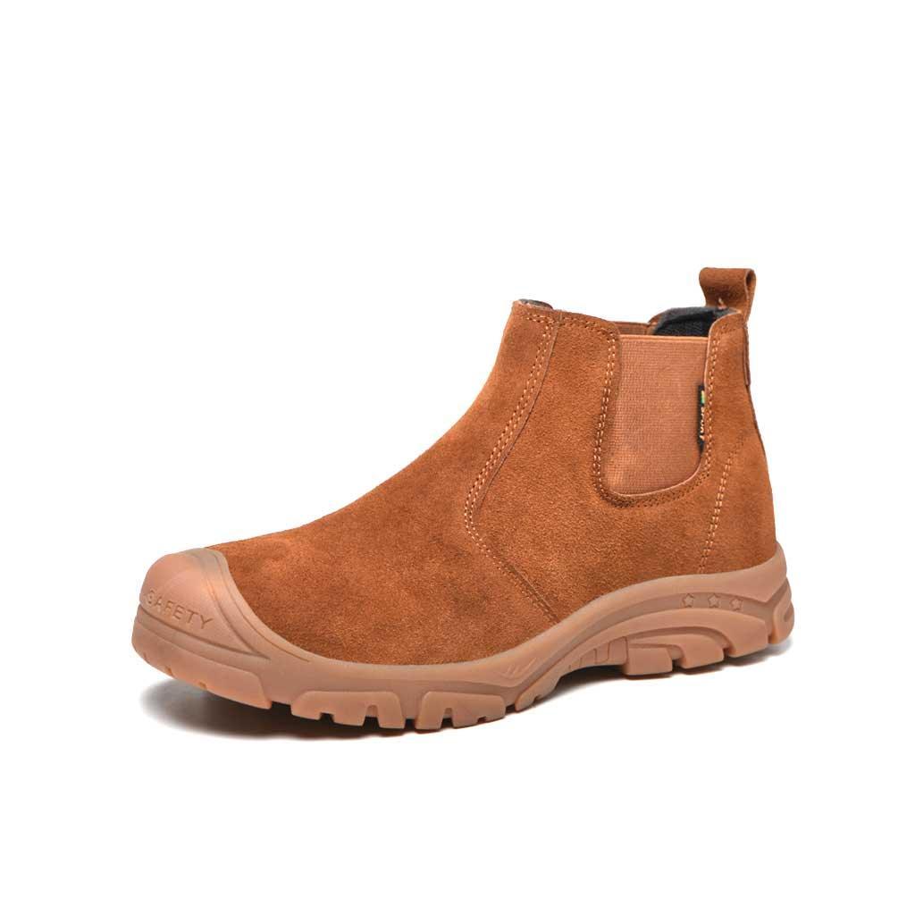 Men's Steel Toe Chelsea Boots - Slip Resistant | B117 - USINE PRO Footwear
