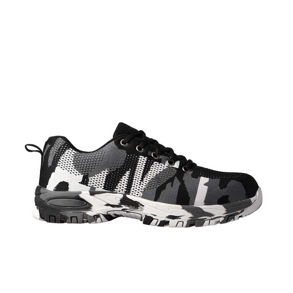 Men's Steel Toe Shoes - Camouflage | B124 - USINE PRO Footwear