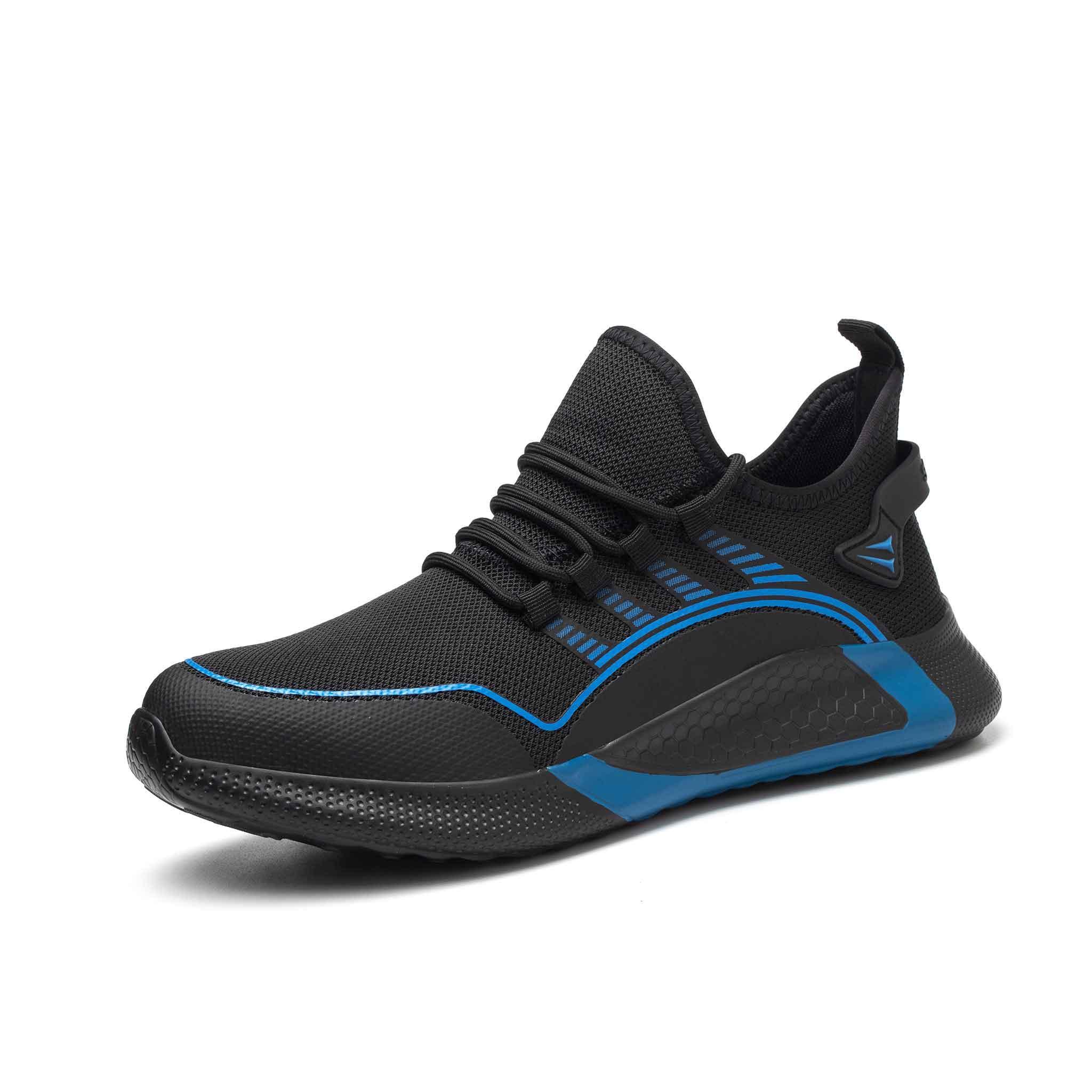 Black steel toe sneakers sale