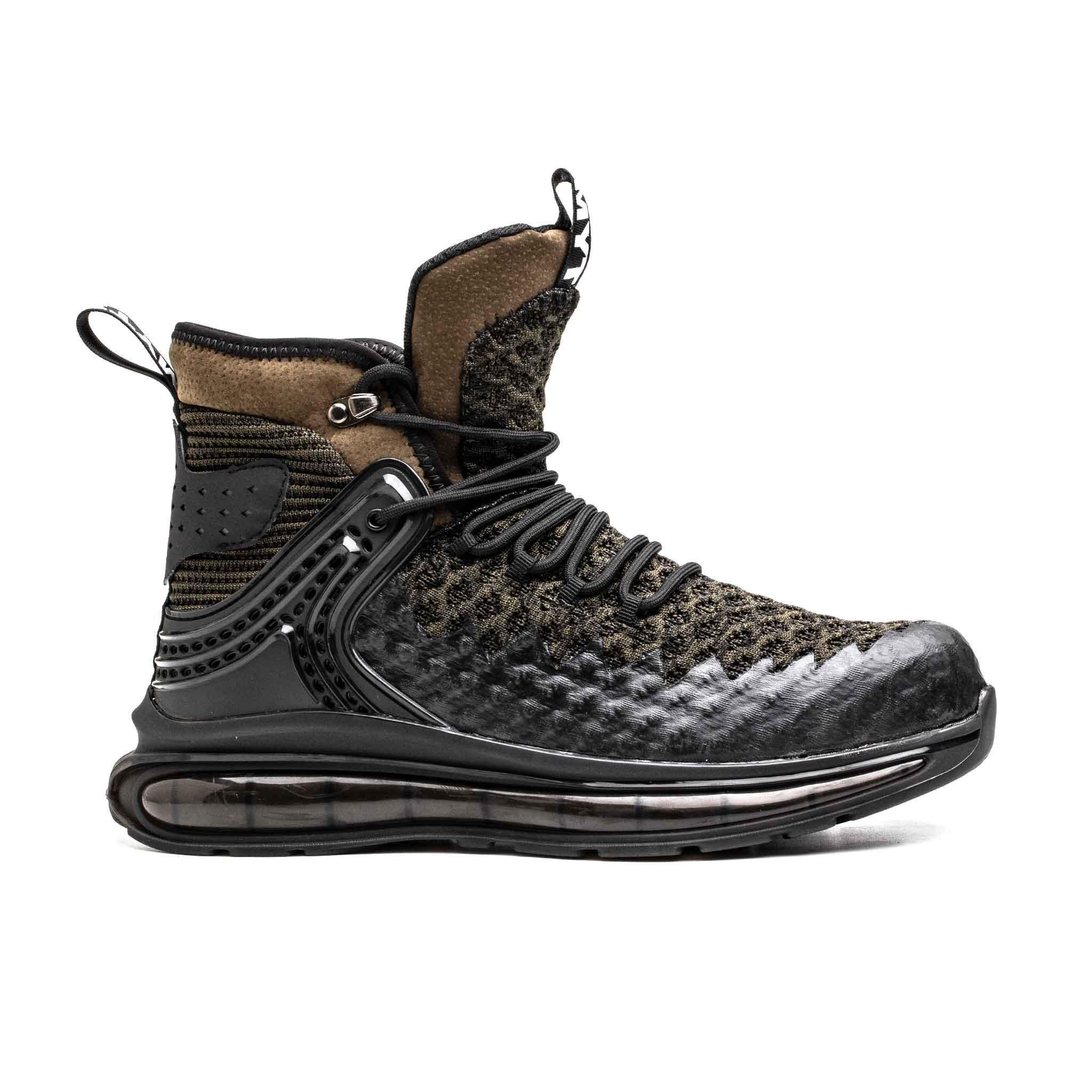 Men's Steel Toe Work Boots - Full Air Cushion | B164 - USINE PRO Footwear