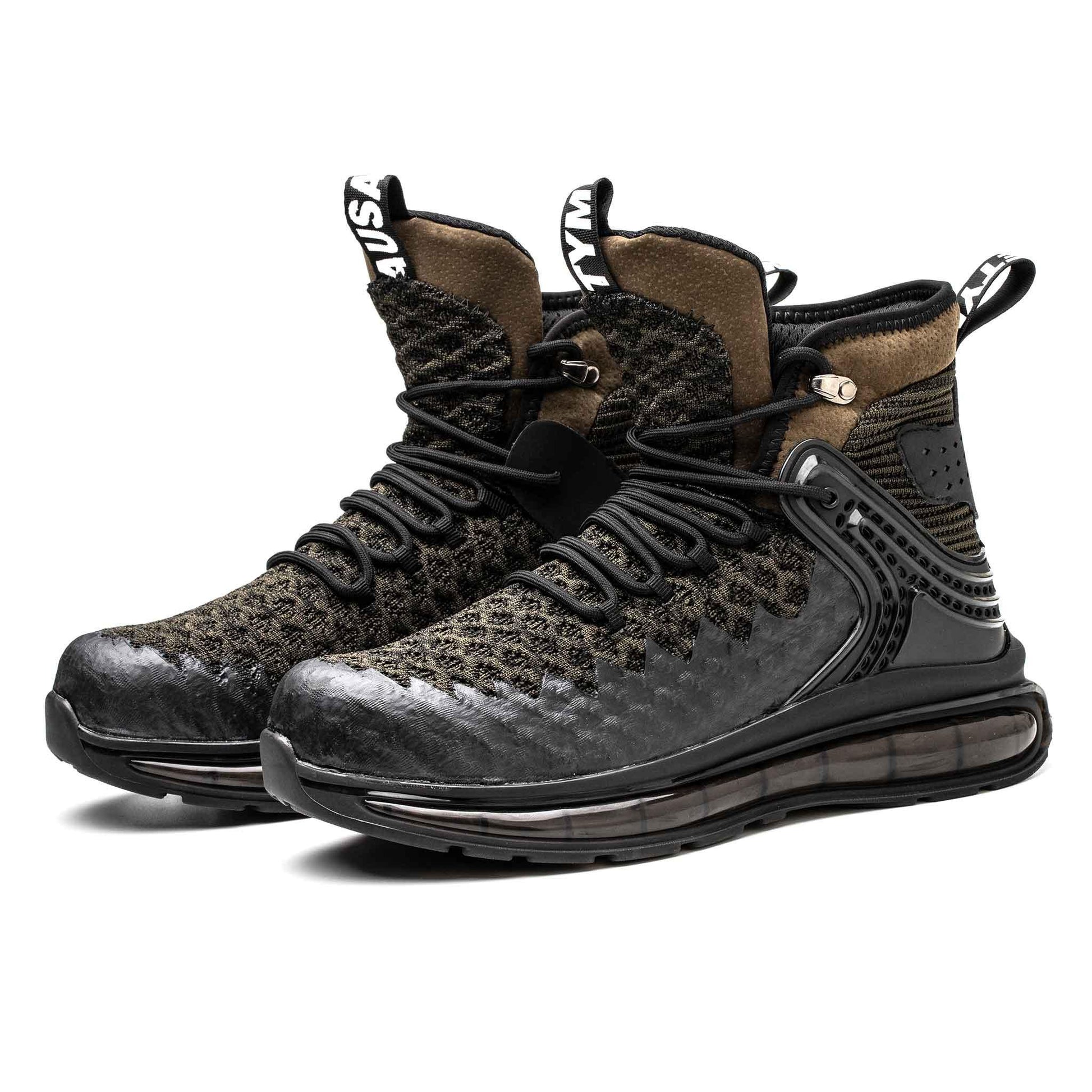 Men's Steel Toe Work Boots - Full Air Cushion | B164 - USINE PRO Footwear