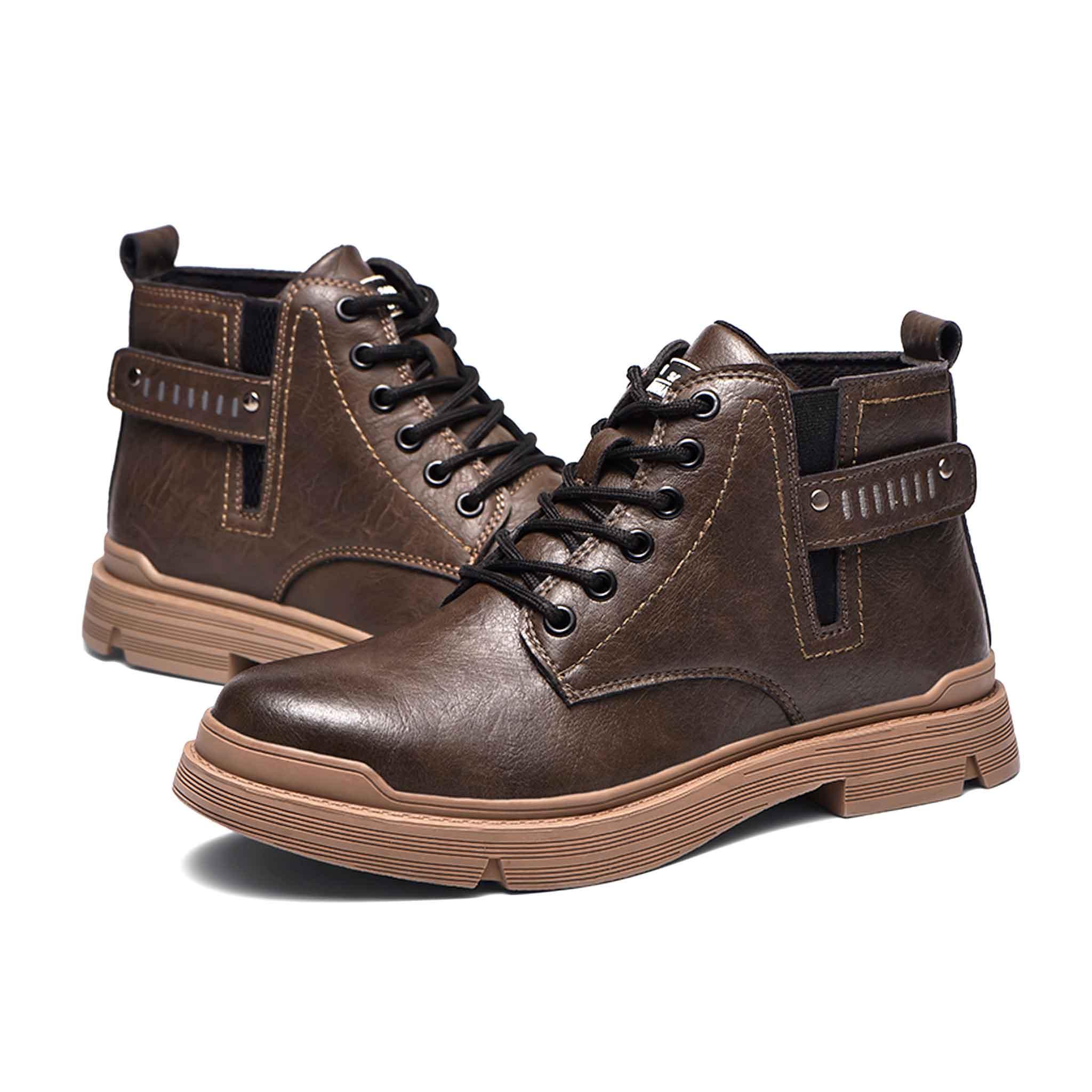 Men's Steel Toe Work Boots - Slip Resistant | B183 - USINE PRO Footwear