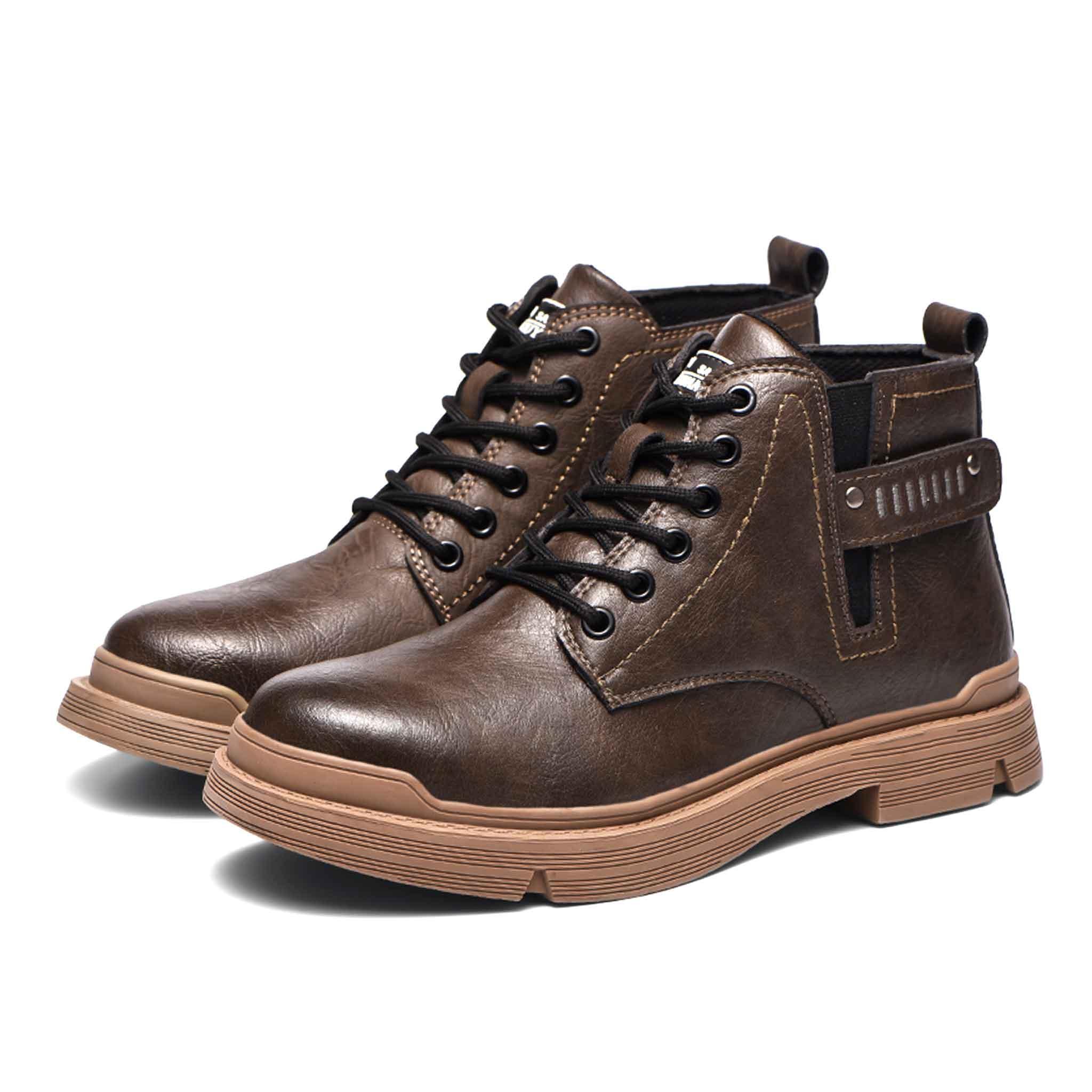 Men's Steel Toe Work Boots - Slip Resistant | B183 - USINE PRO Footwear