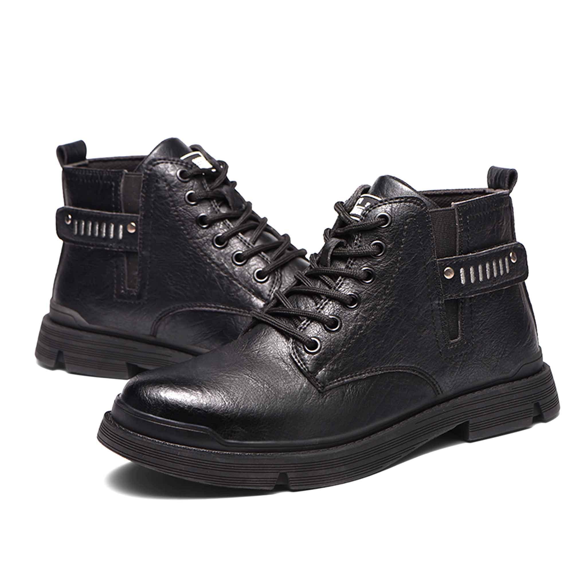 Men's Steel Toe Work Boots - Slip Resistant | B183 - USINE PRO Footwear